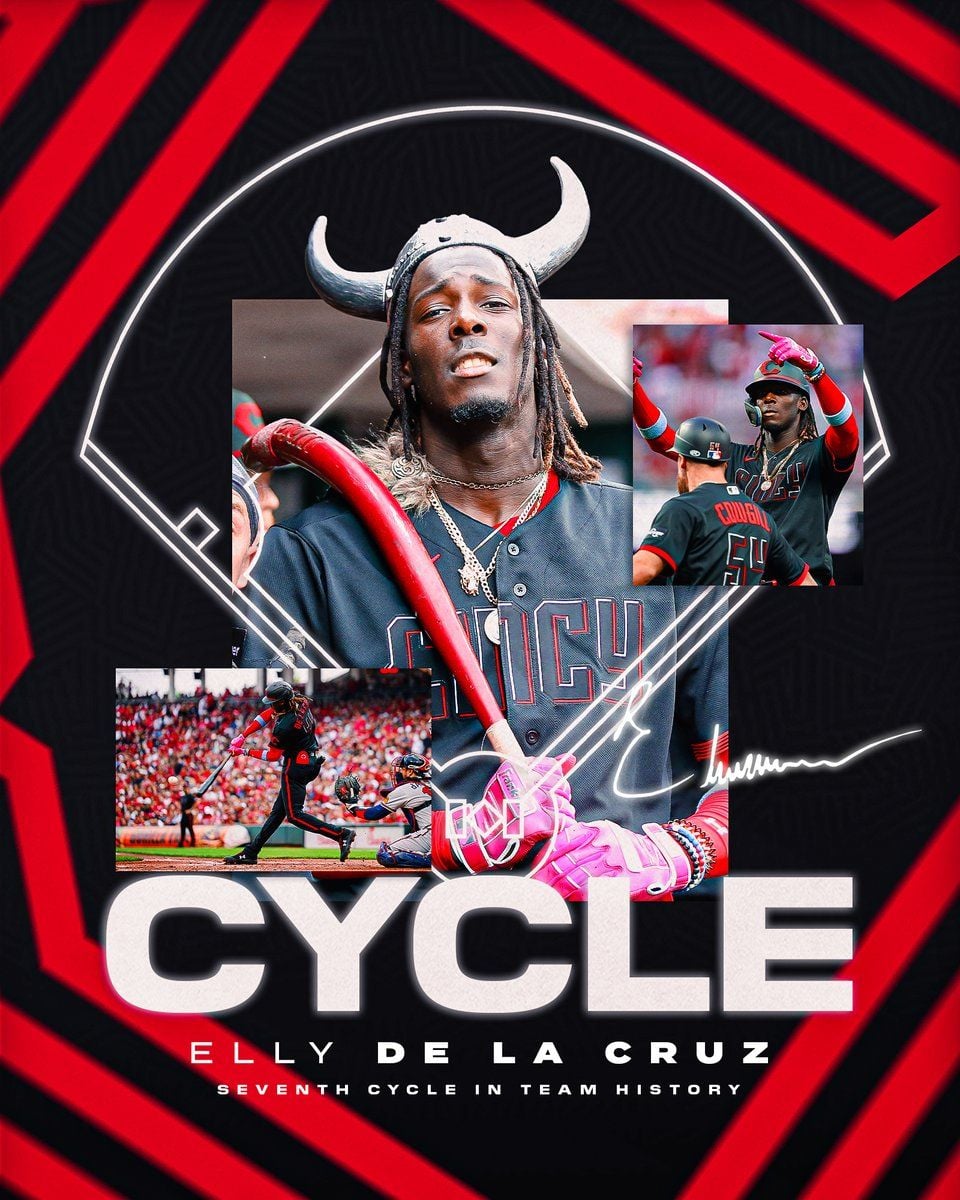 960x1200 Cincinnati Reds on X: ELLY DE LA CYCLE / X