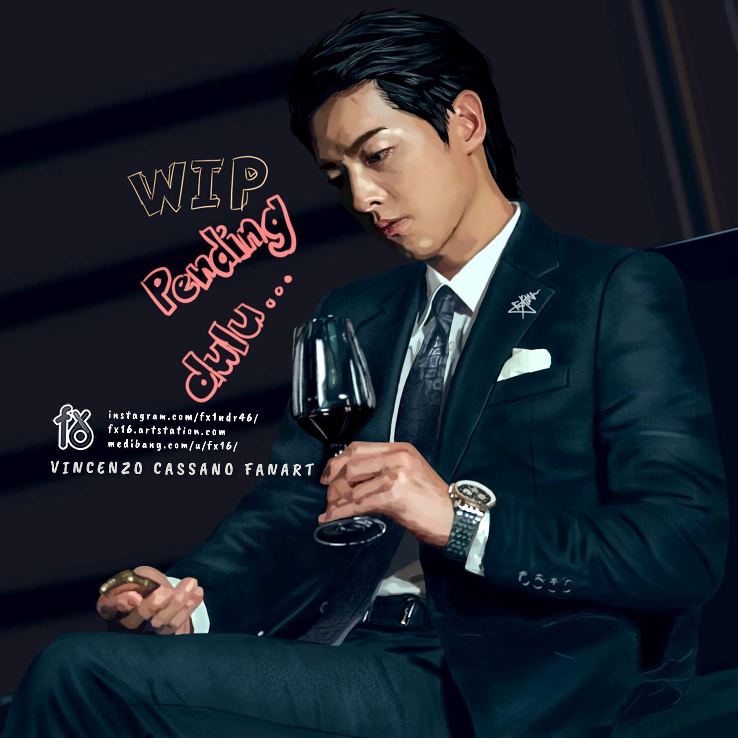 1485x1485 Vincenzo Cassano Kdrama FanArt