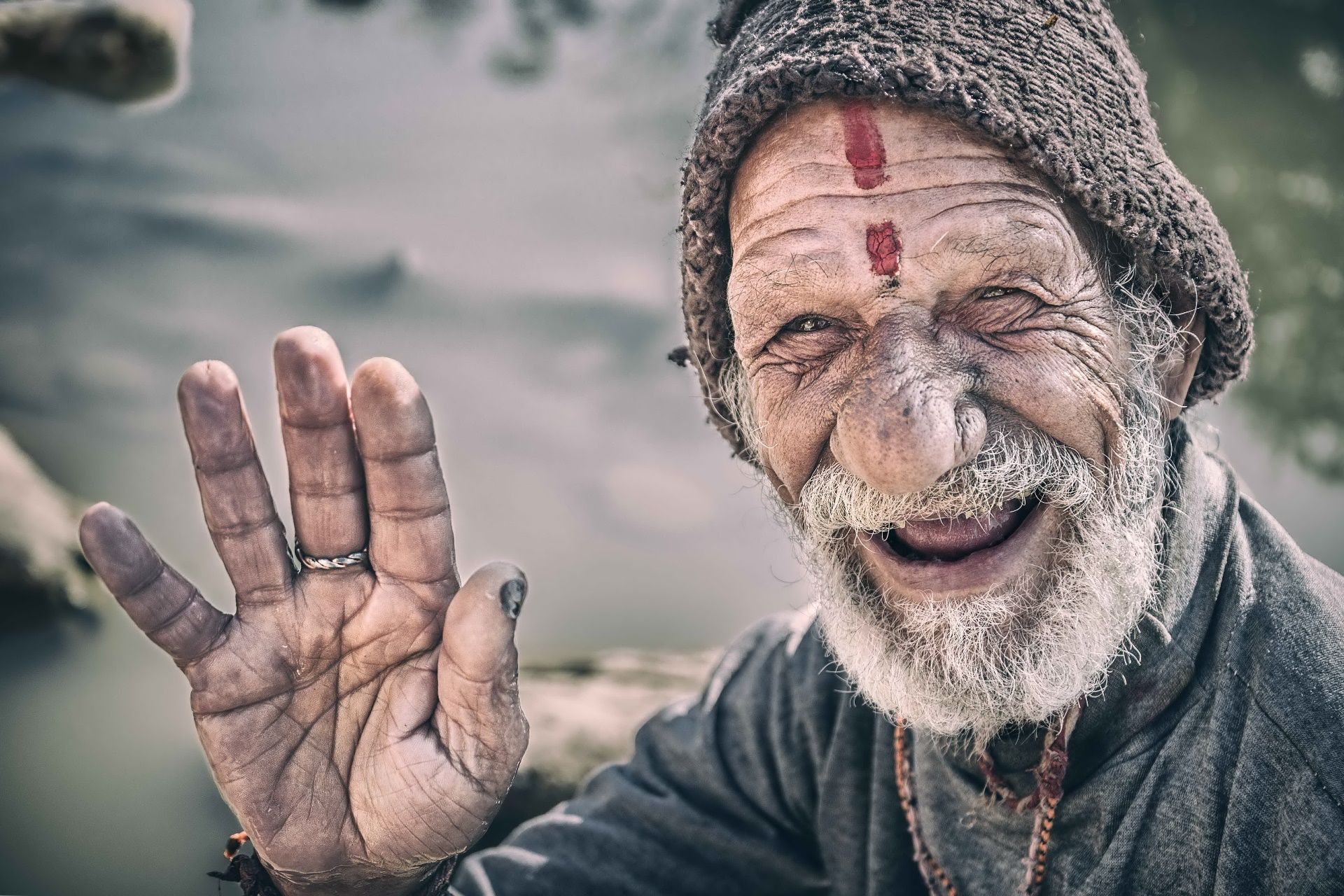 1920x1280 happy, old people, men, Nepalx1280 Wallpaper