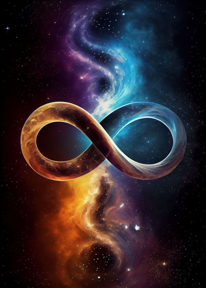 857x1200 Celestial Infinity Symbol' Poster