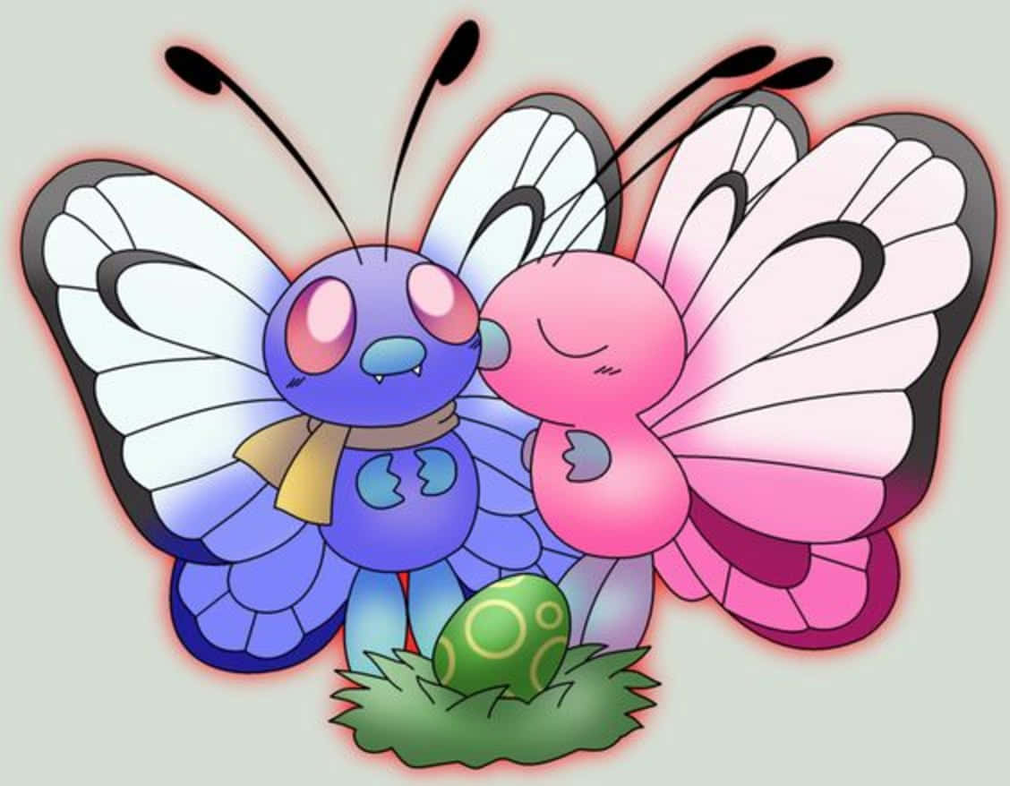 1128x878 Download Butterfree Family Art Wallpaper