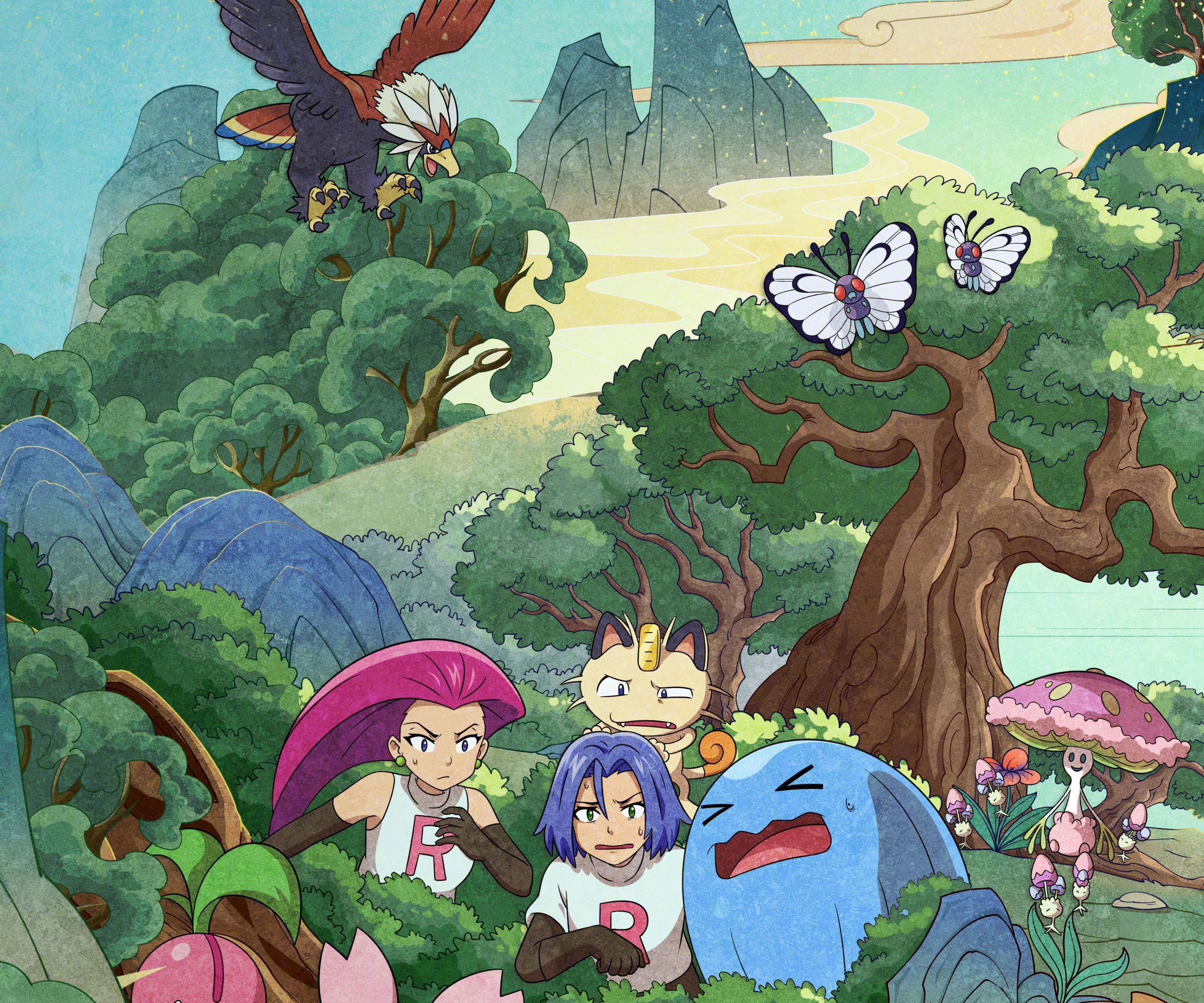 2482x2068 Download Butterfree (Pokémon) wallpaper for mobile phone, free Butterfree (Pokémon) HD picture