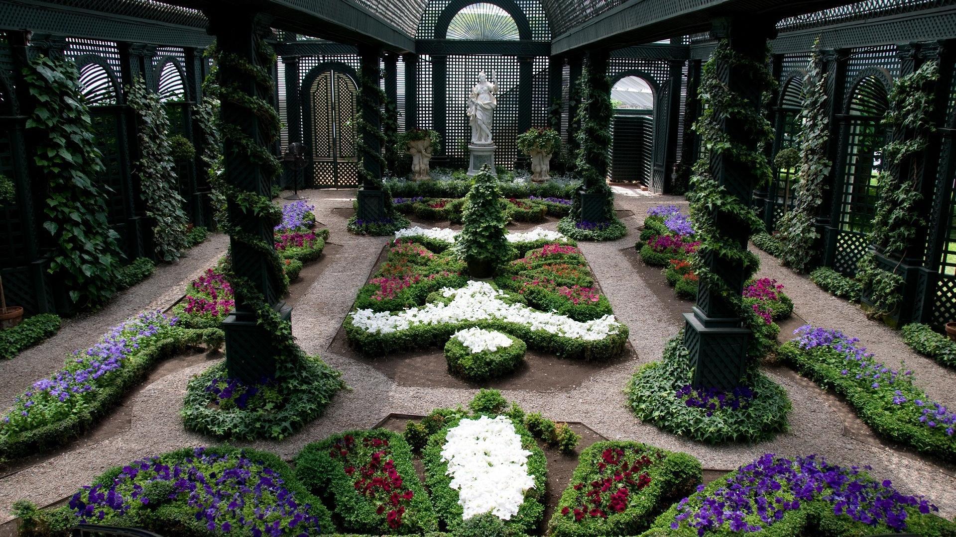 1920x1080 Garden french duke wallpaper