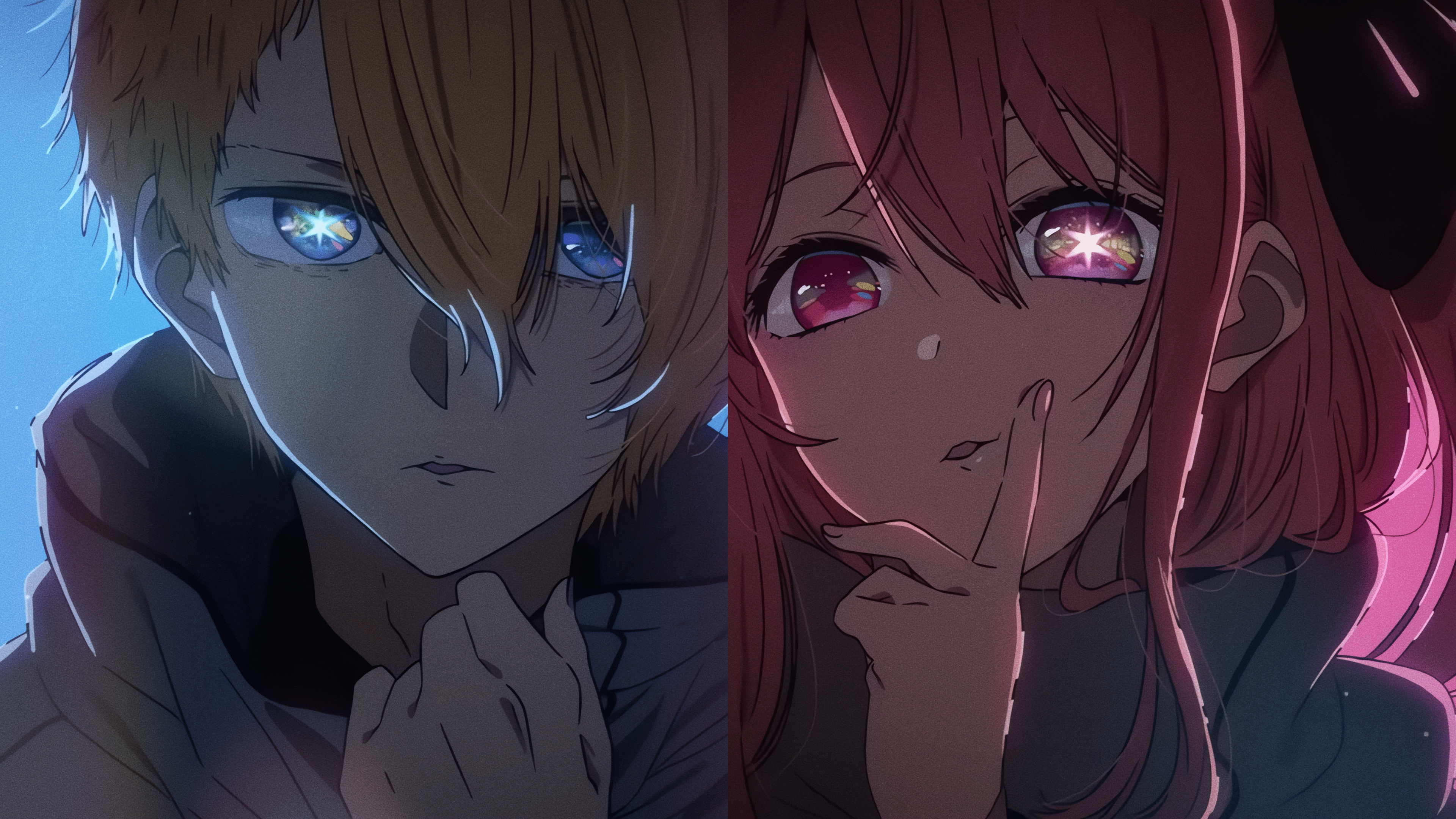 3840x2160 Aqua + Ruby wallpaper I made