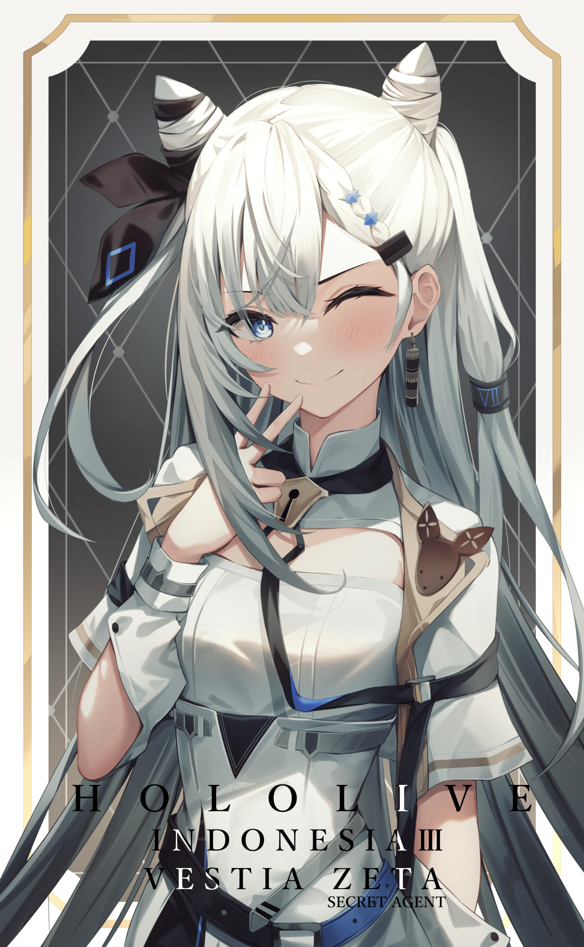 1200x1945 Vestia Zeta Zeta Ch. Hololive ID Anime Image Board