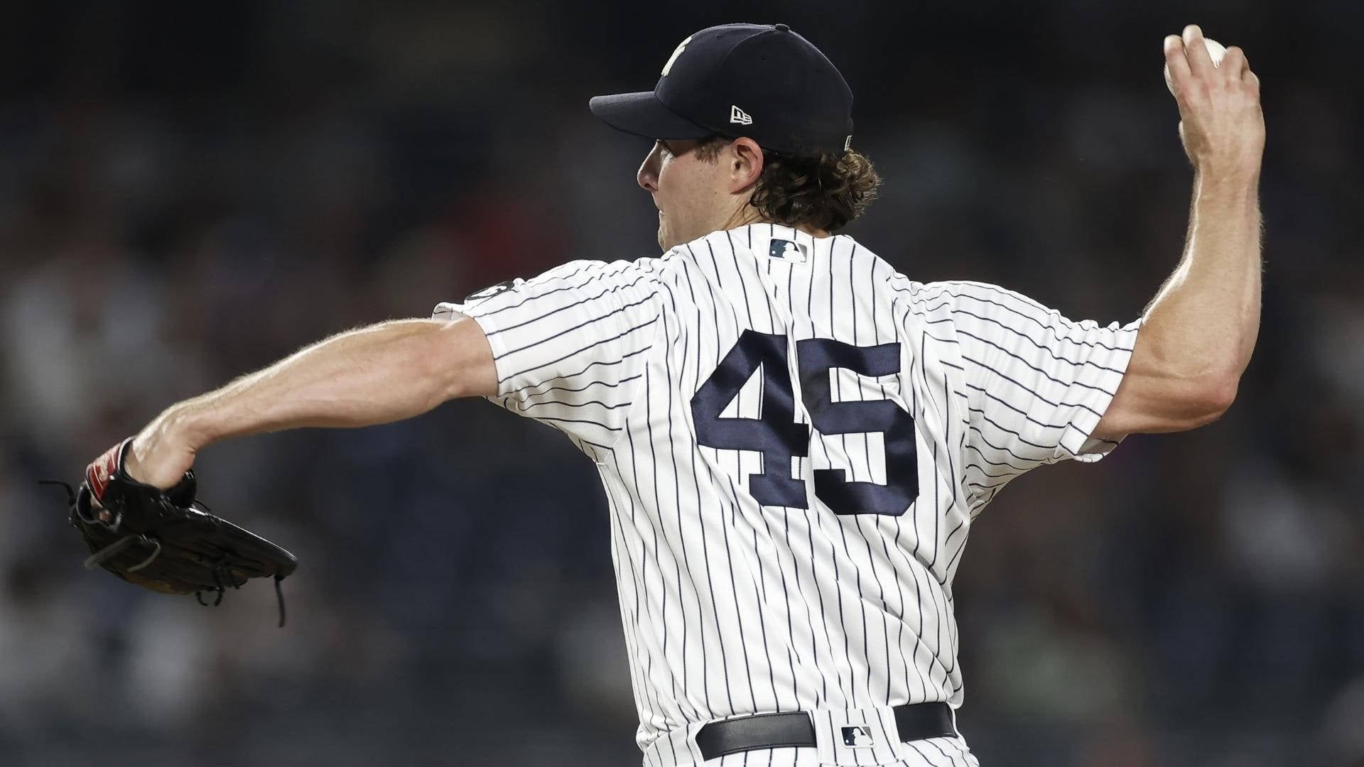 1920x1080 Gerrit Cole New York Yankees Pinstripes Home Jersey