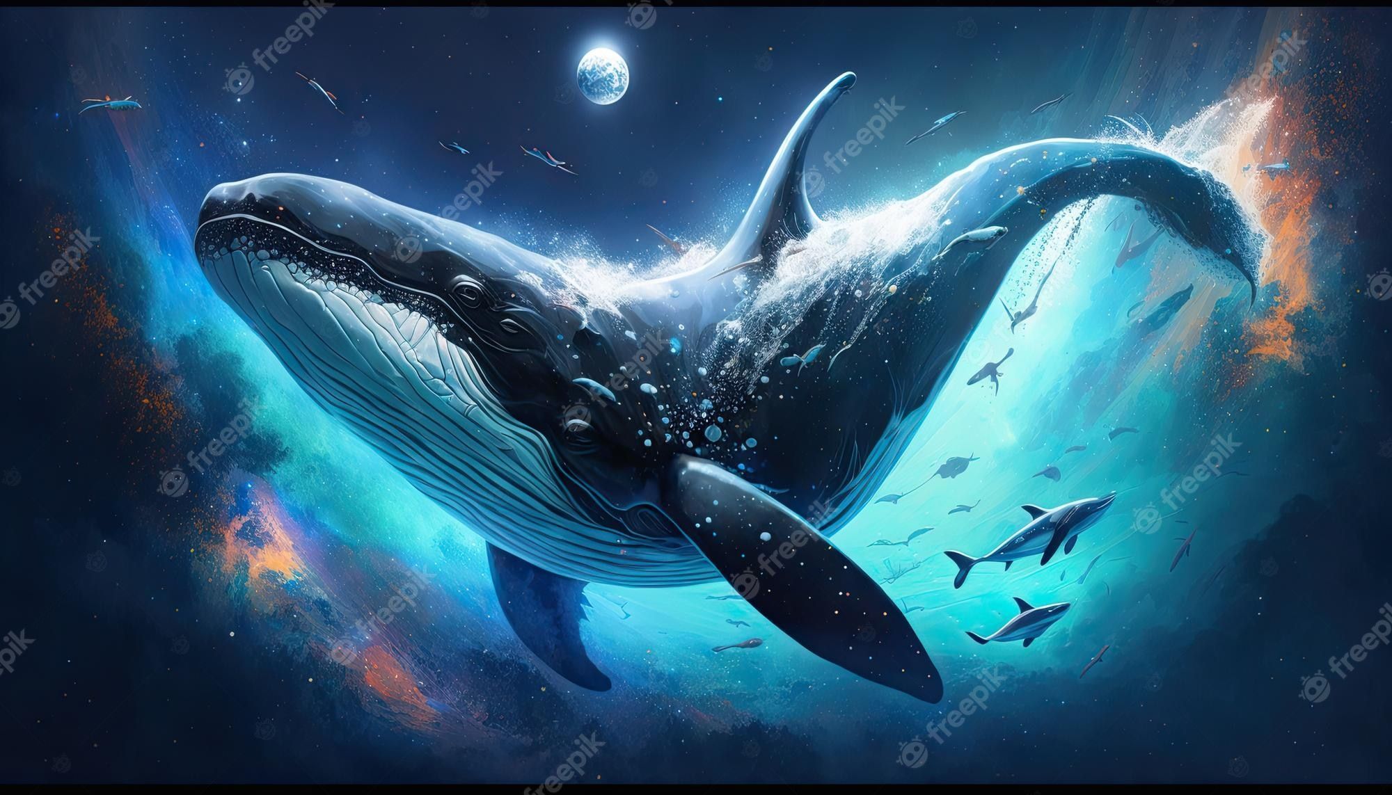 Space Whale Wallpapers - Top Free Space Whale Backgrounds - WallpaperAccess