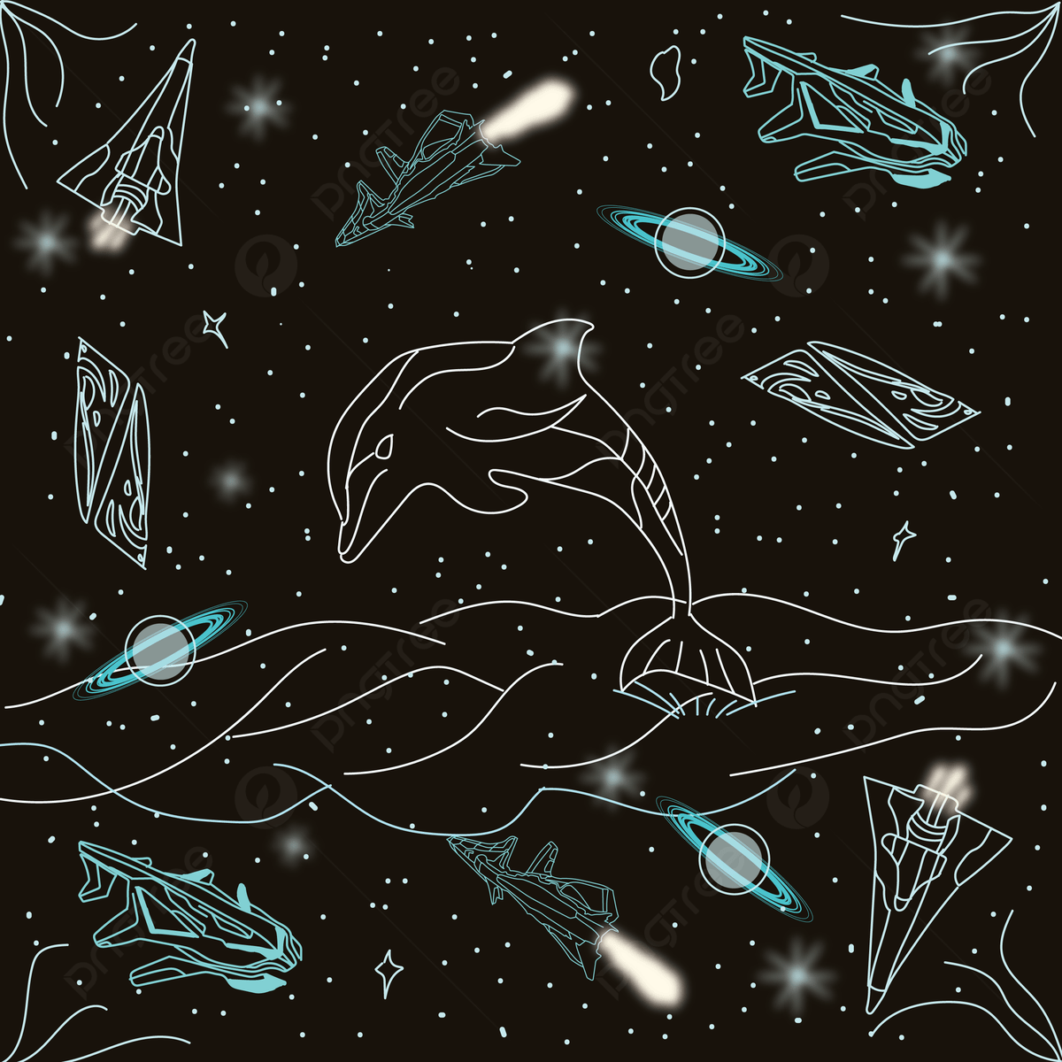 1200x1200 Whale Galaxy Pattern Spaceship Background, Whale, Galaxy, Pattern Background Image And Wallpaper for Free Download