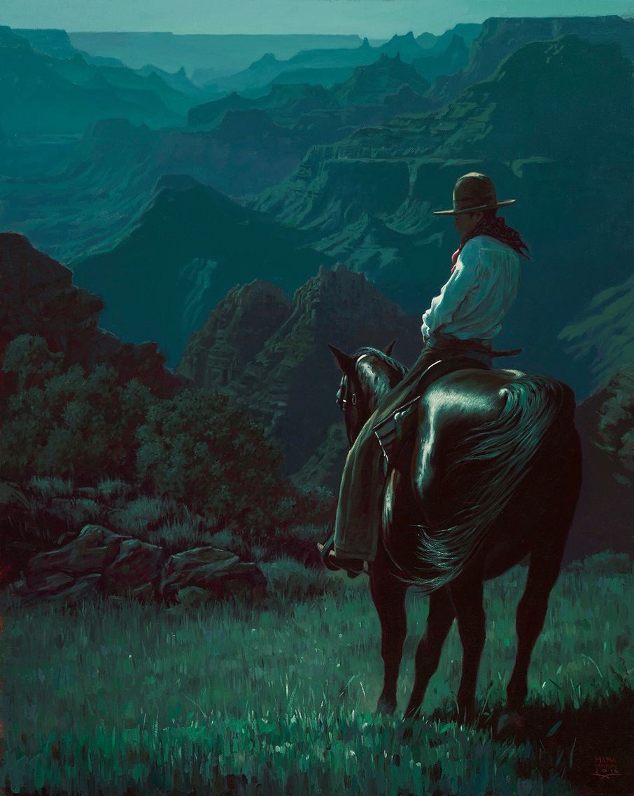 906x1136 Mark Maggiori painting. Western paintings, Western art paintings, Western art