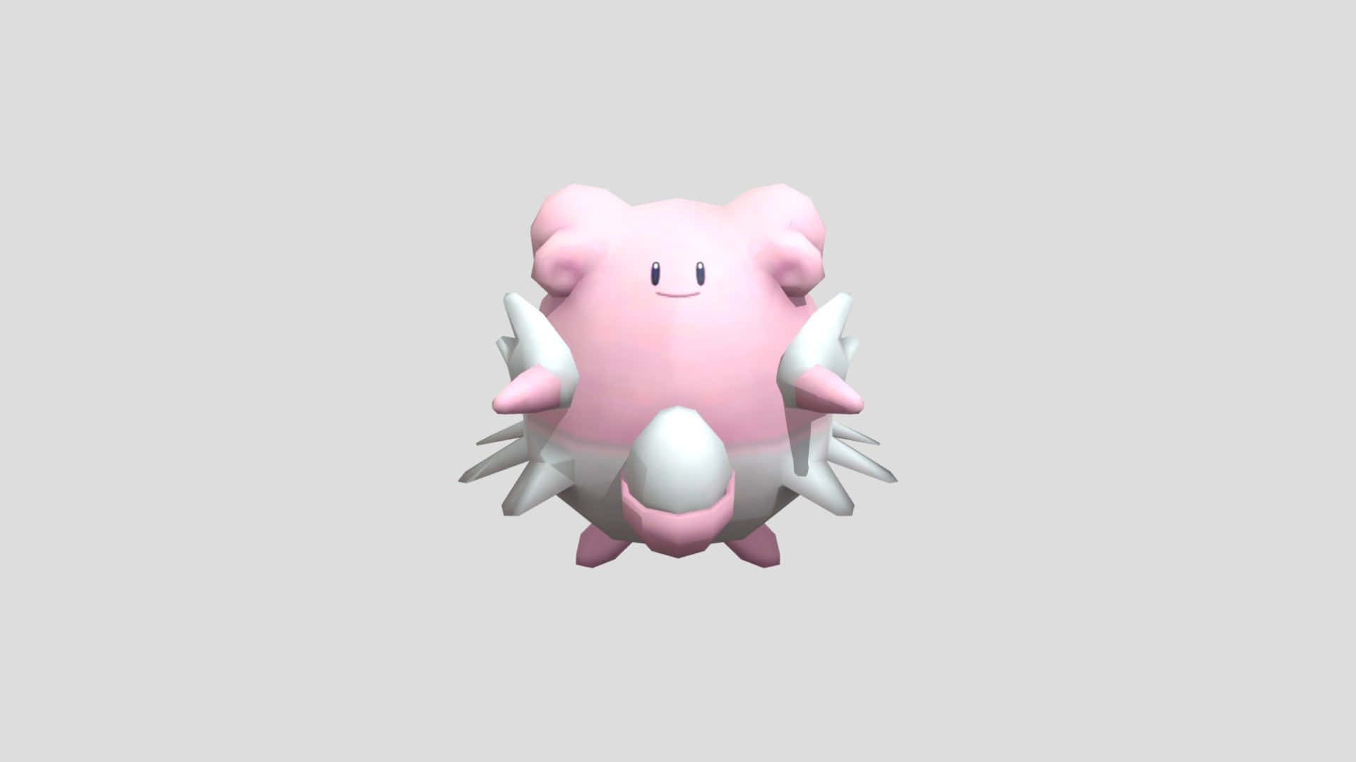 1920x1080 Download Simple 3D Blissey Wallpaper