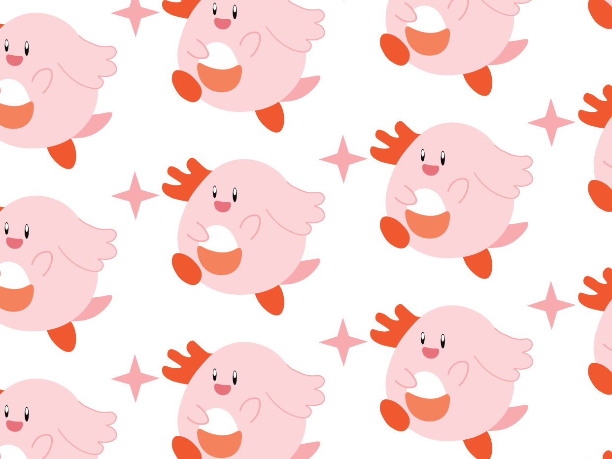 1242x931 Chansey Pattern by Jennifer Suplee on Dribbble