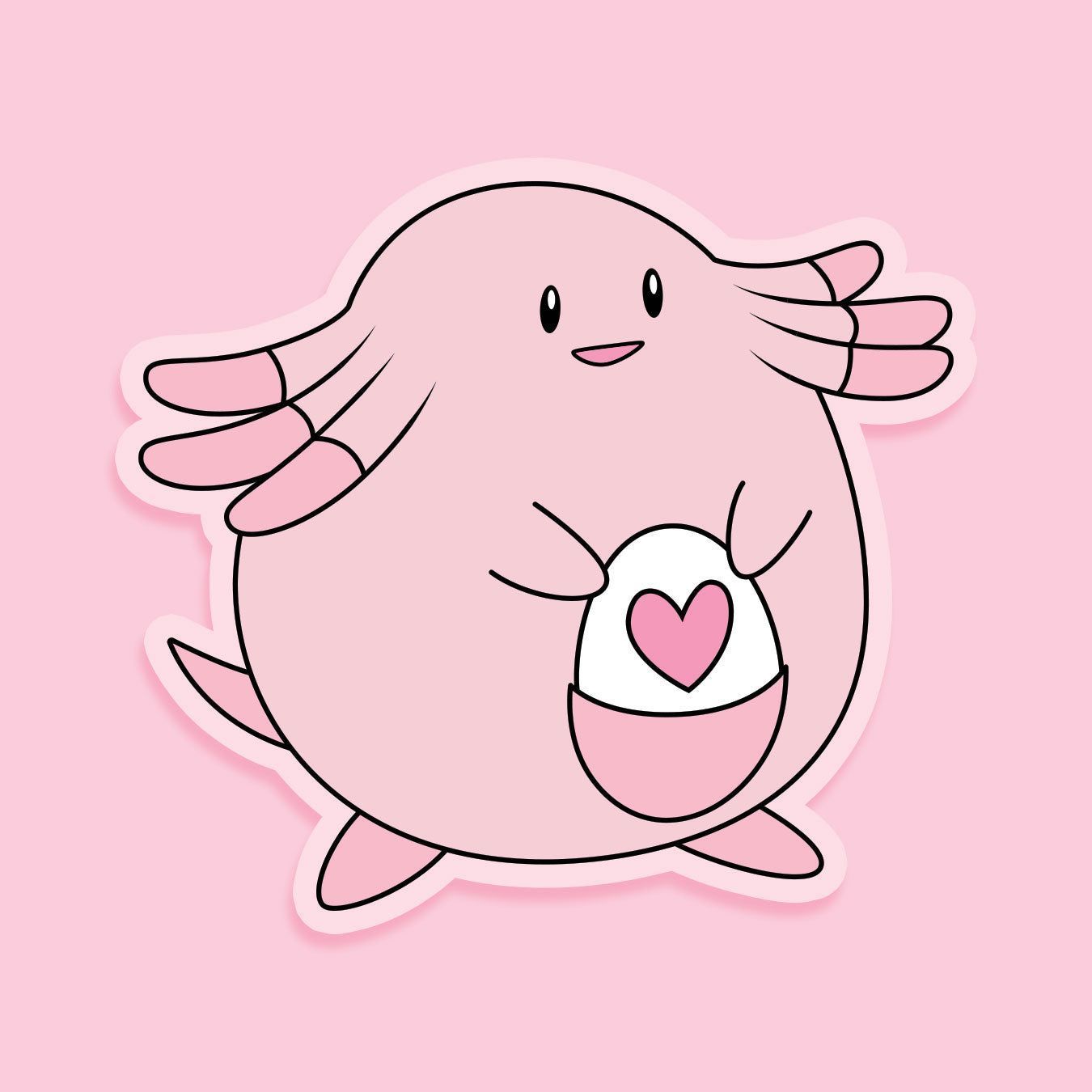 1350x1350 Healing Monster Sticker