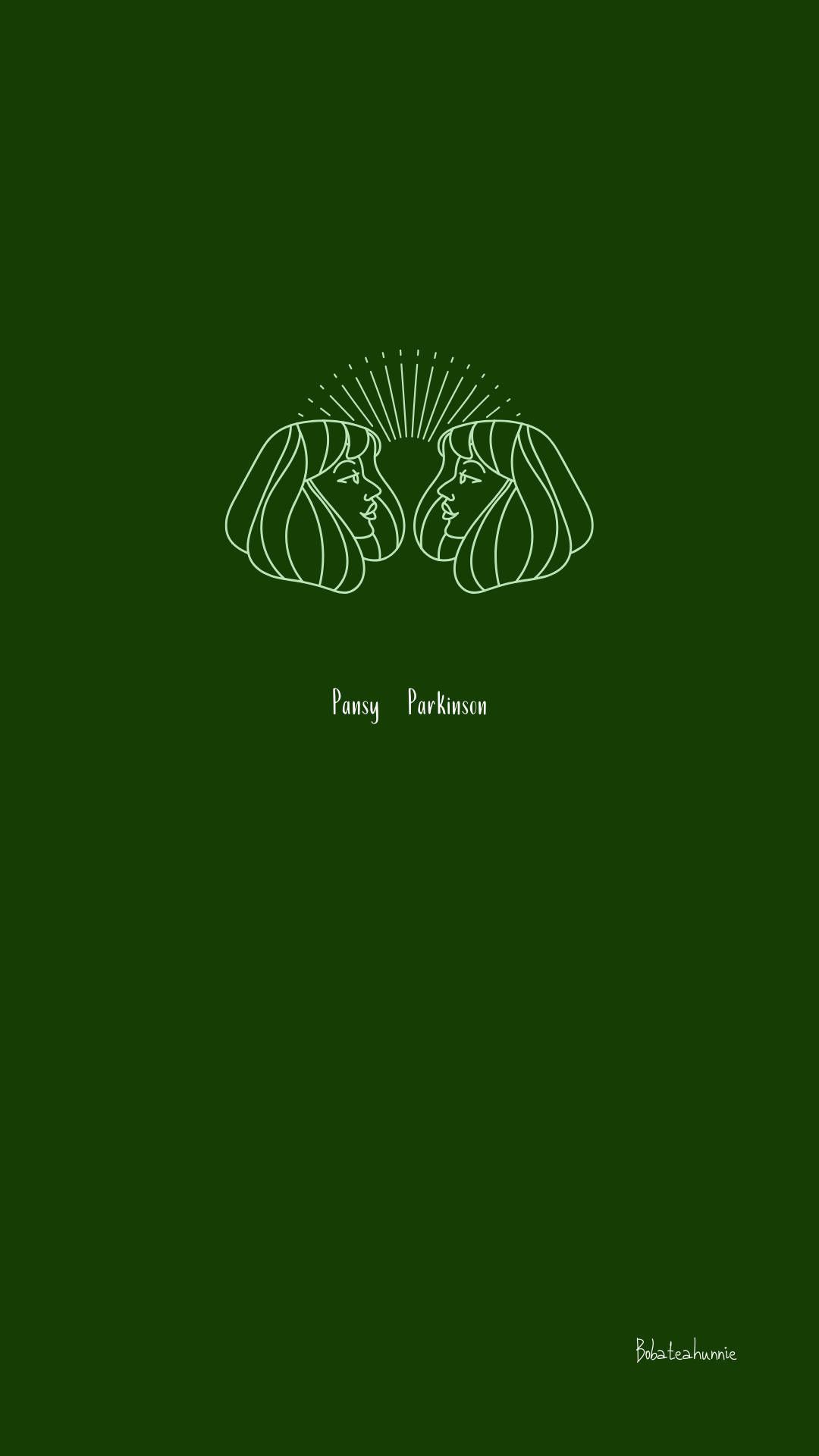1080x1920 Download Slytherin Aesthetic Pansy Parkinson Wallpaper