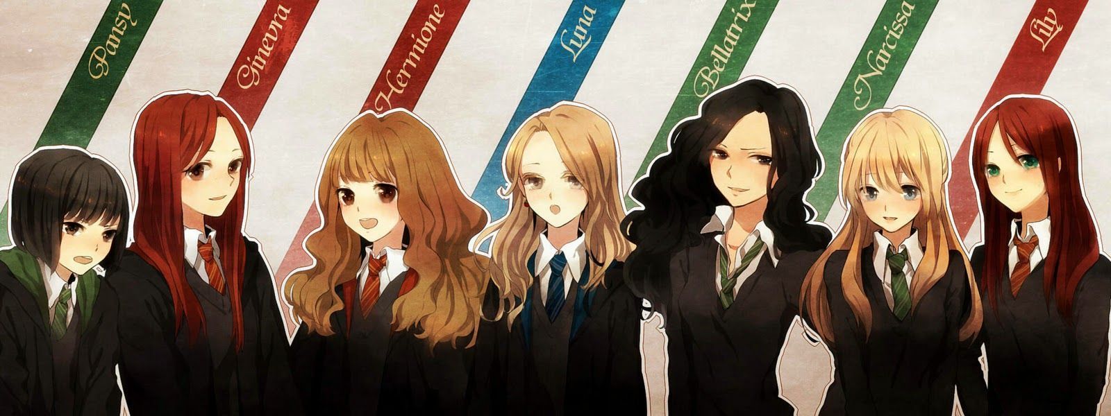 1600x600 Ginny Wesley Anime Wallpaper