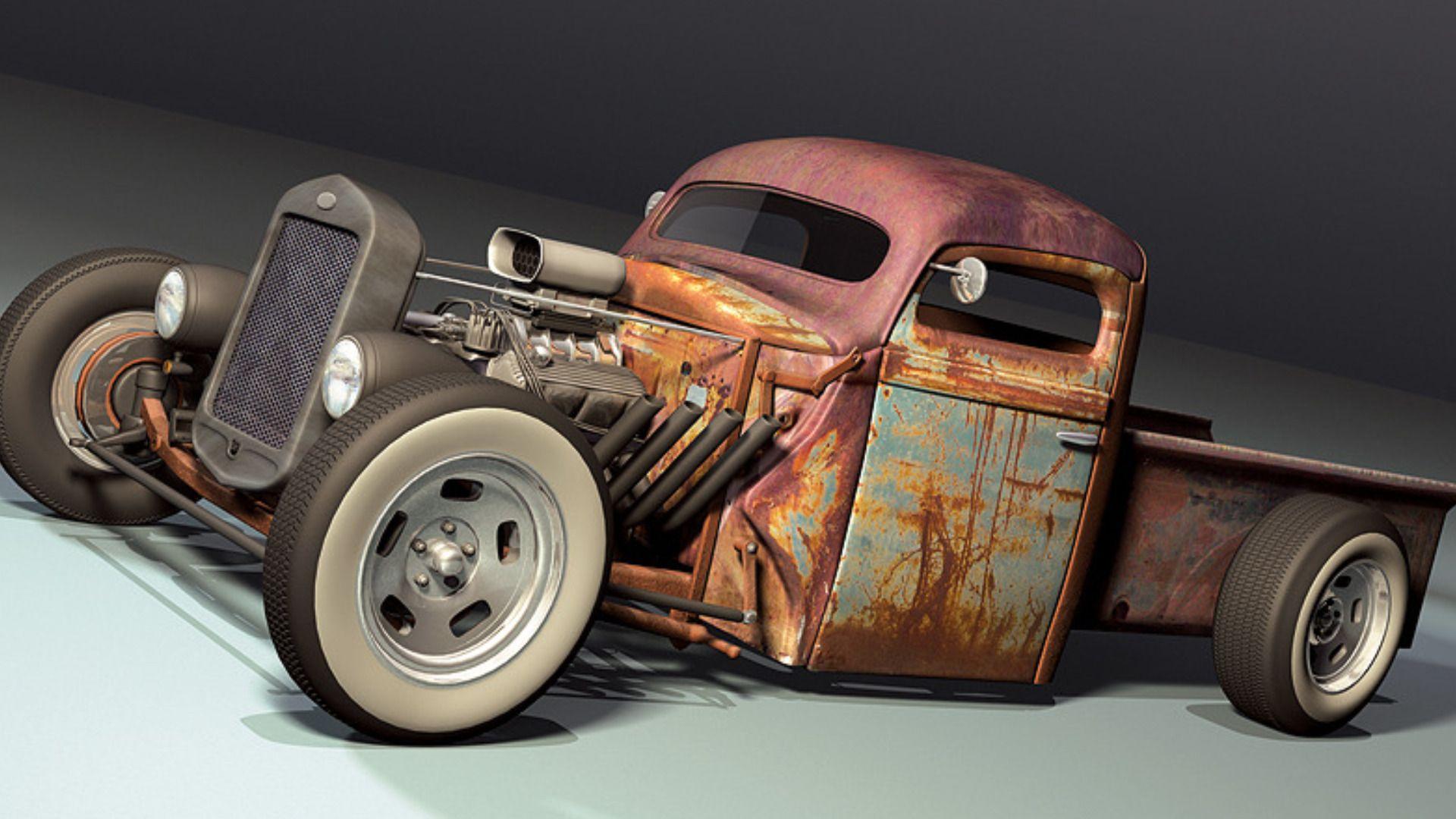 1920x1080 Vehicles Rod Wallpaper. Rat rod, Rats, Cool cars