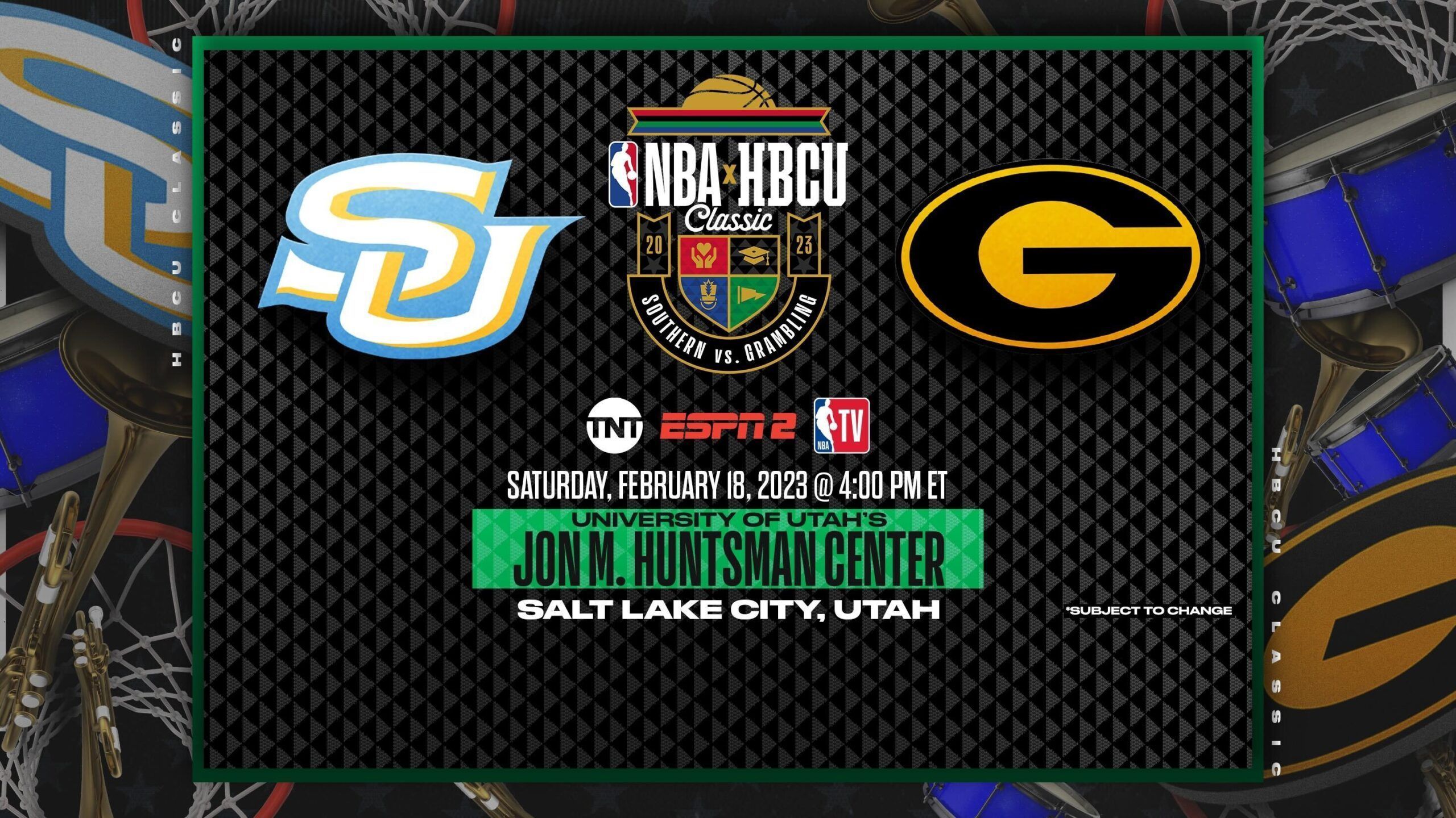 2560x1440 Grambling State University, Southern University to play in NBA HBCU Classic 2023