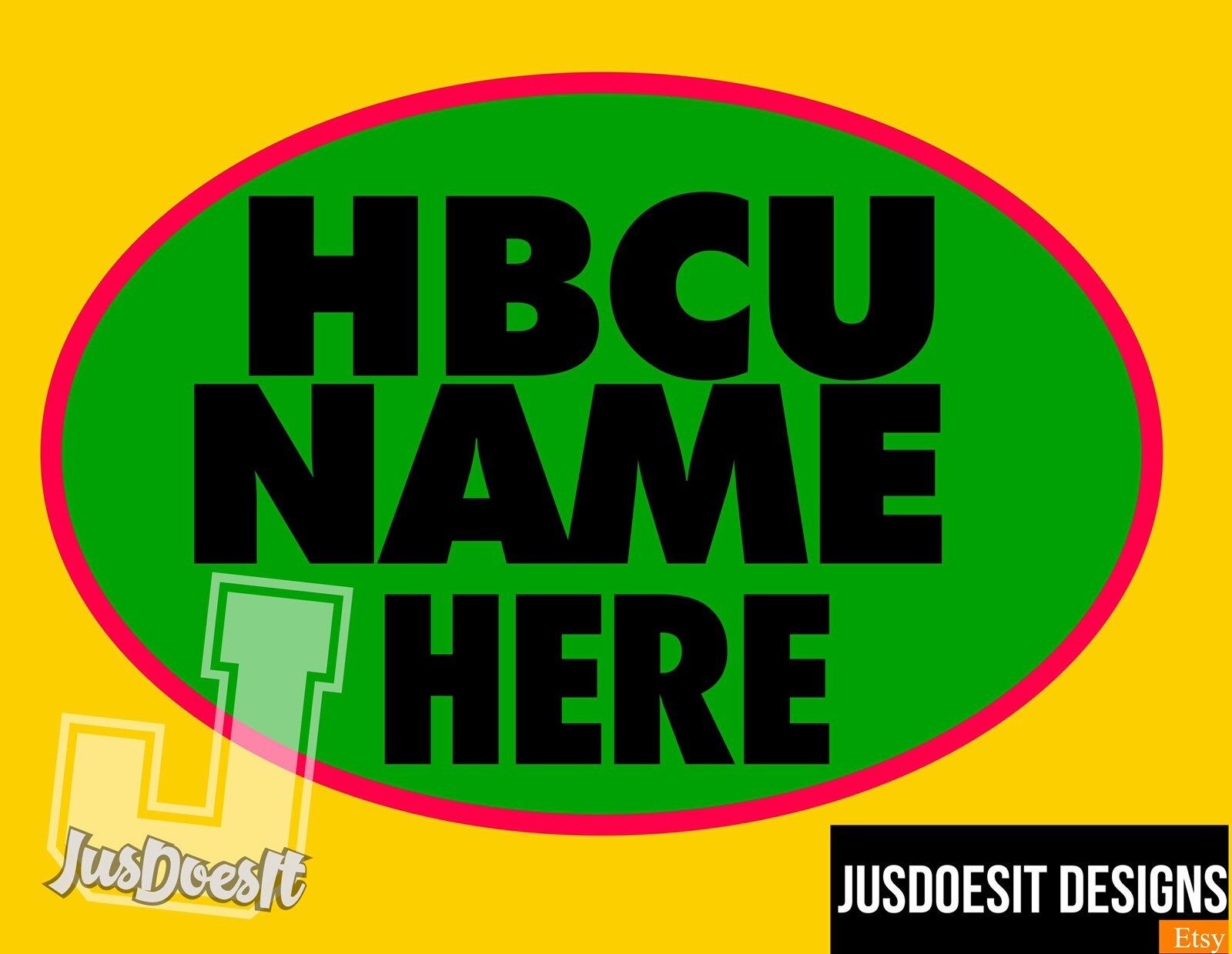 1600x1240 HBCU Car Decal Custom Window Sticker Personalized Decal