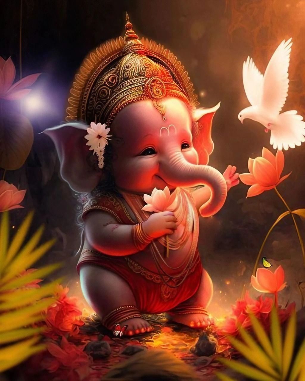 Ganesh Cartoon Wallpapers - Top Free Ganesh Cartoon Backgrounds ...