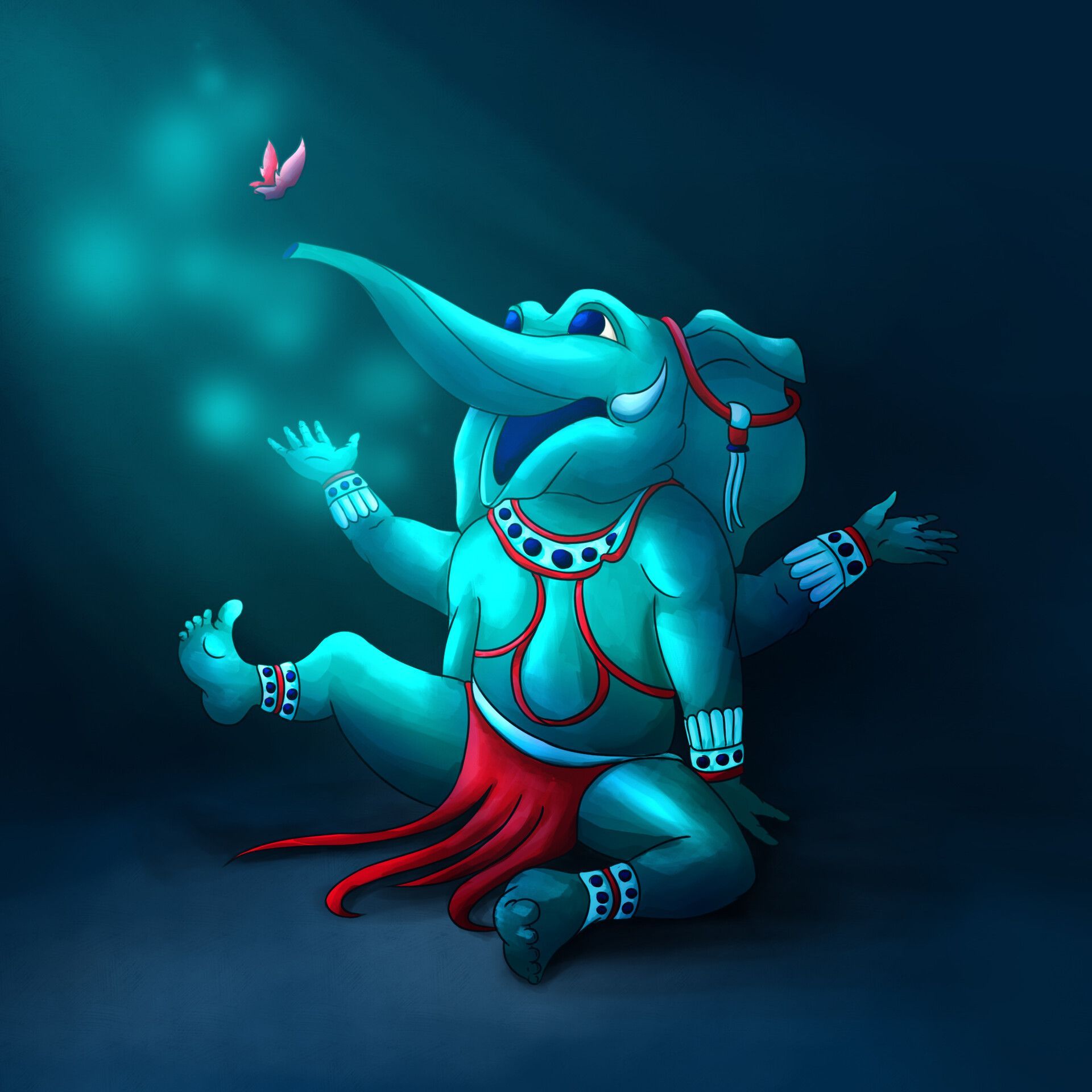 1920x1920 Baby Ganesha
