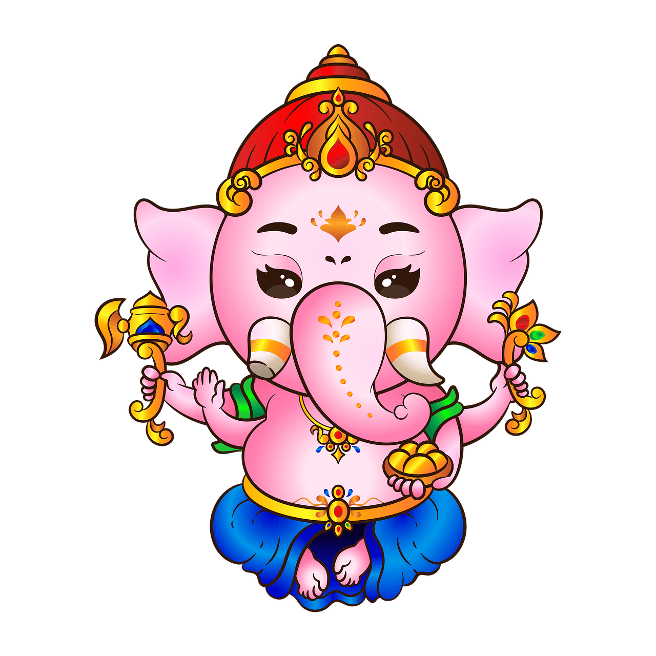 Ganesh Cartoon Wallpapers - Top Free Ganesh Cartoon Backgrounds ...