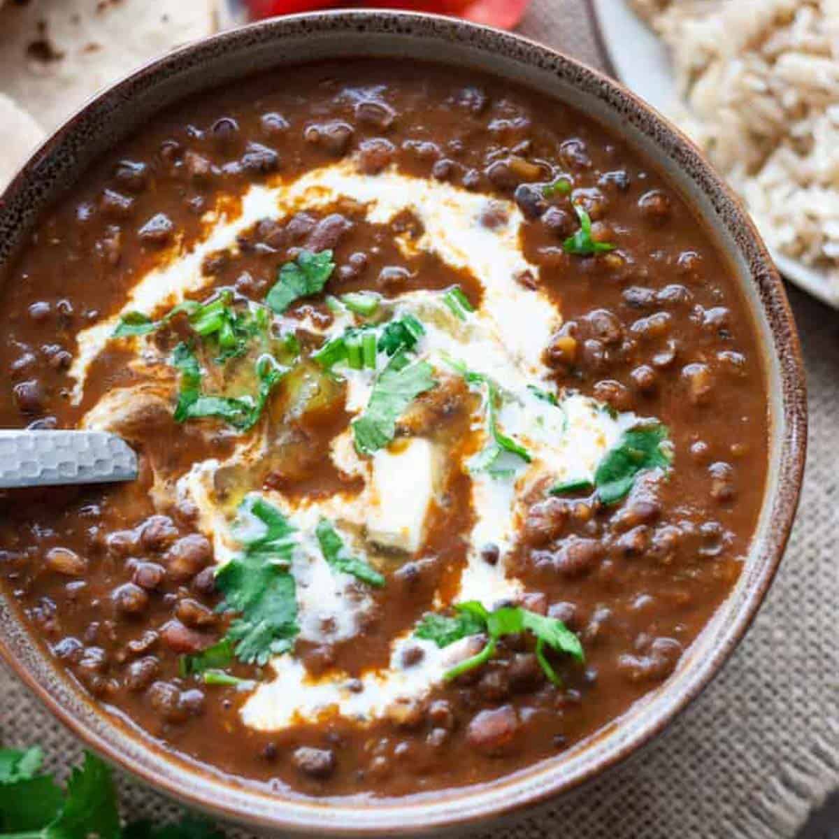 1200x1200 Dal Makhani (Buttery, Curried Lentils)