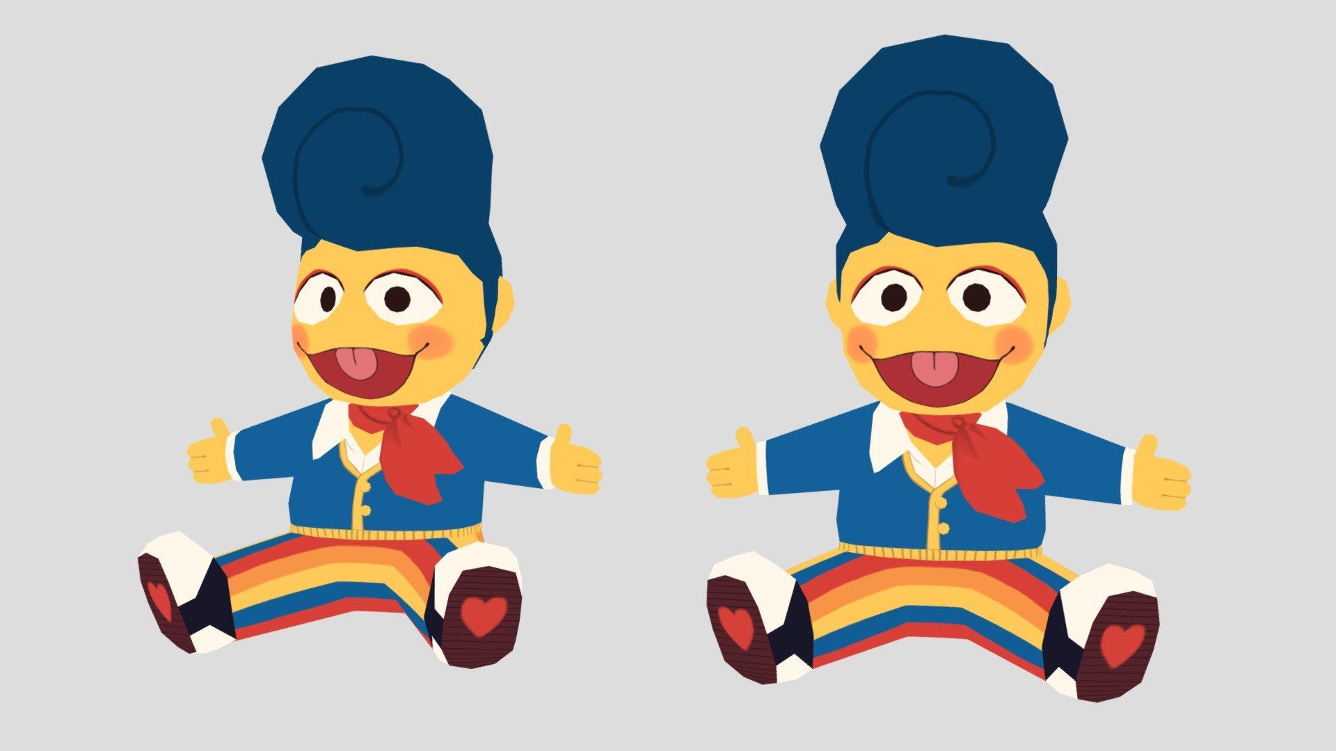 1920x1080 Wally Darling Doll Free 3D model by MouseMostly [e4978af]