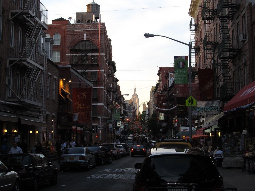 1024x768 Little Italy, Mulberry Street, Manhattan, New York