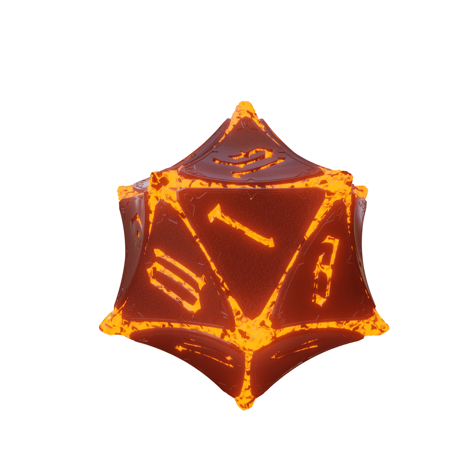 1632x1632 3D file Shadowheart Mysterious Dice set Baldurs Gate 3・3D printer design to download・Cults