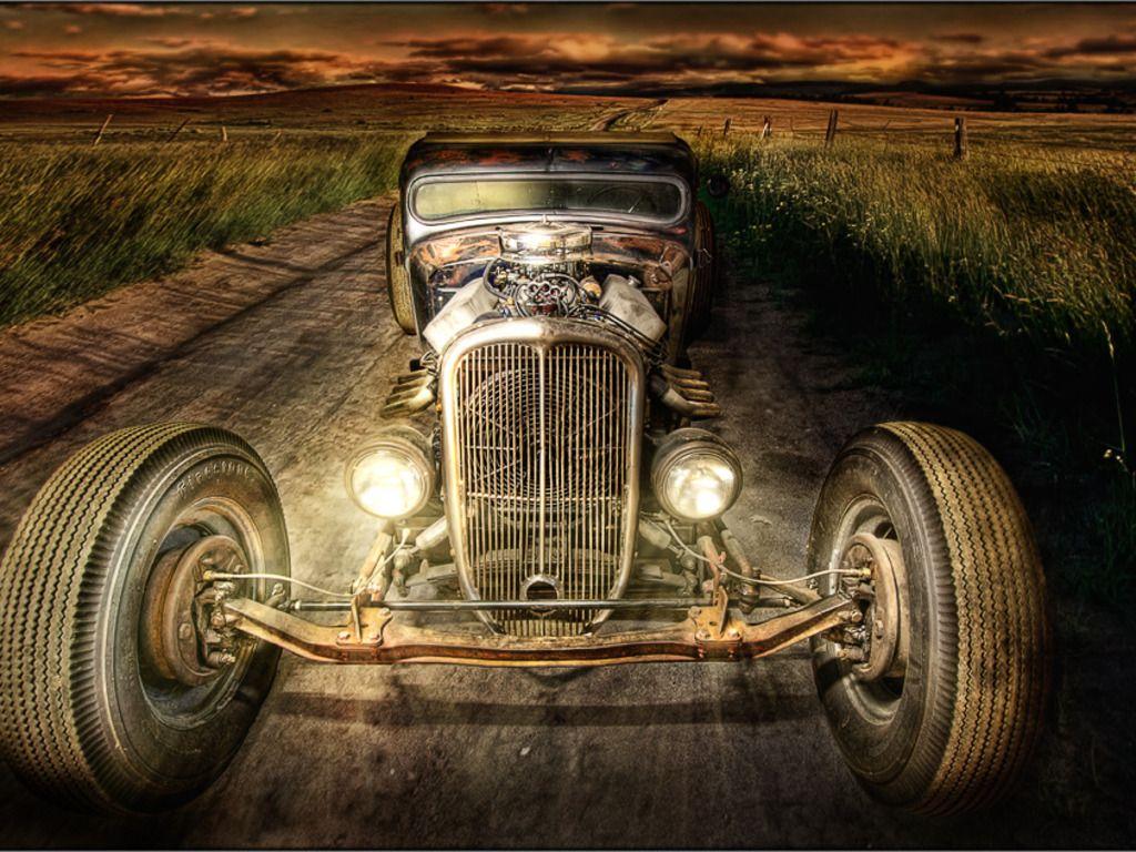 1024x768 Rat Rod Wallpaper
