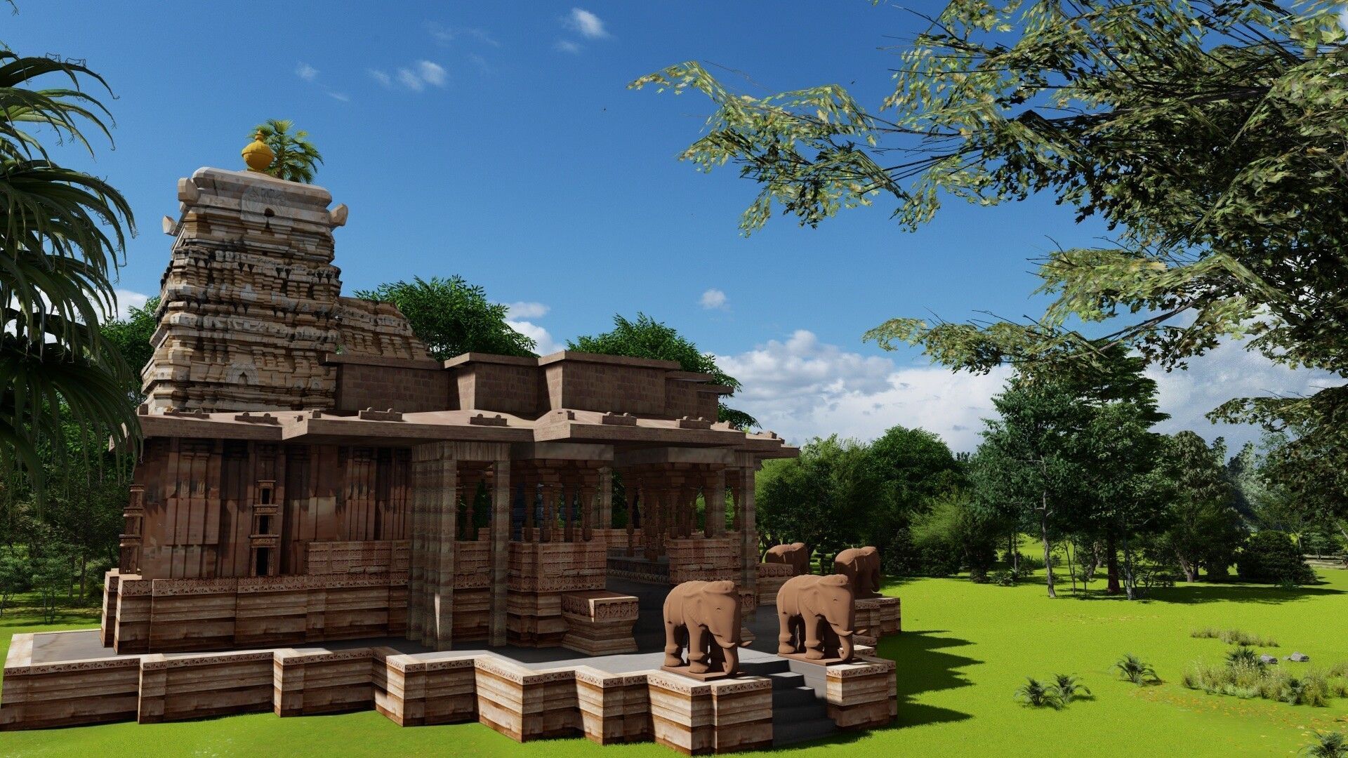 1920x1080 Ramappa temple