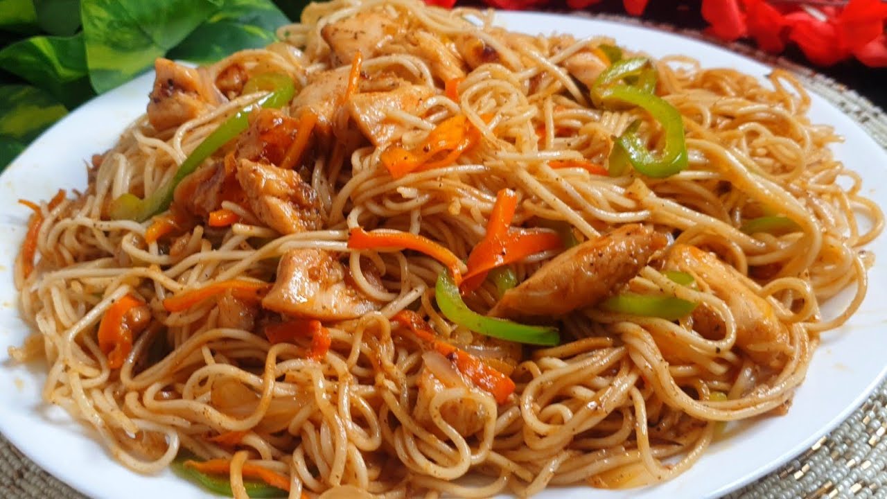 1280x720 Chicken Noodles Recipe ❤️. Special Tips To Make Chicken Chow Mein Recipe❤️
