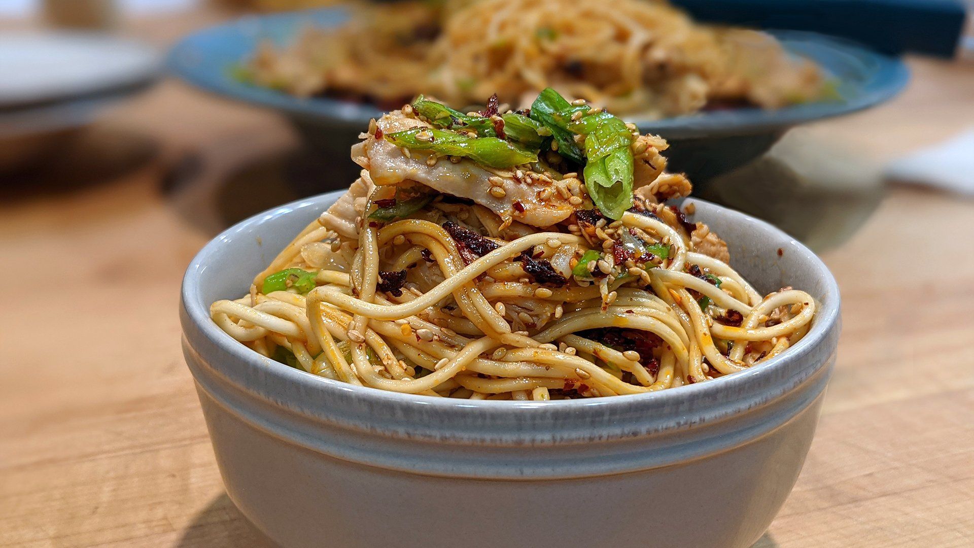 1920x1080 Rotisserie Chicken and Scallion Noodles. Rachael Ray Recipe