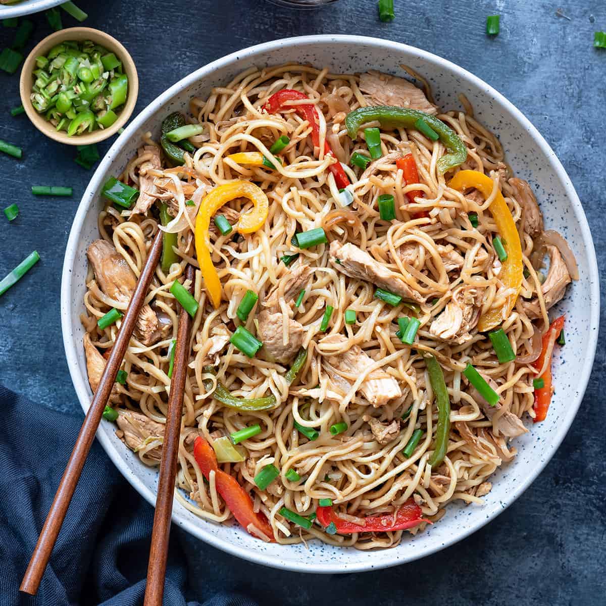 1200x1200 Chicken Hakka Noodles Recipe N Juliennes