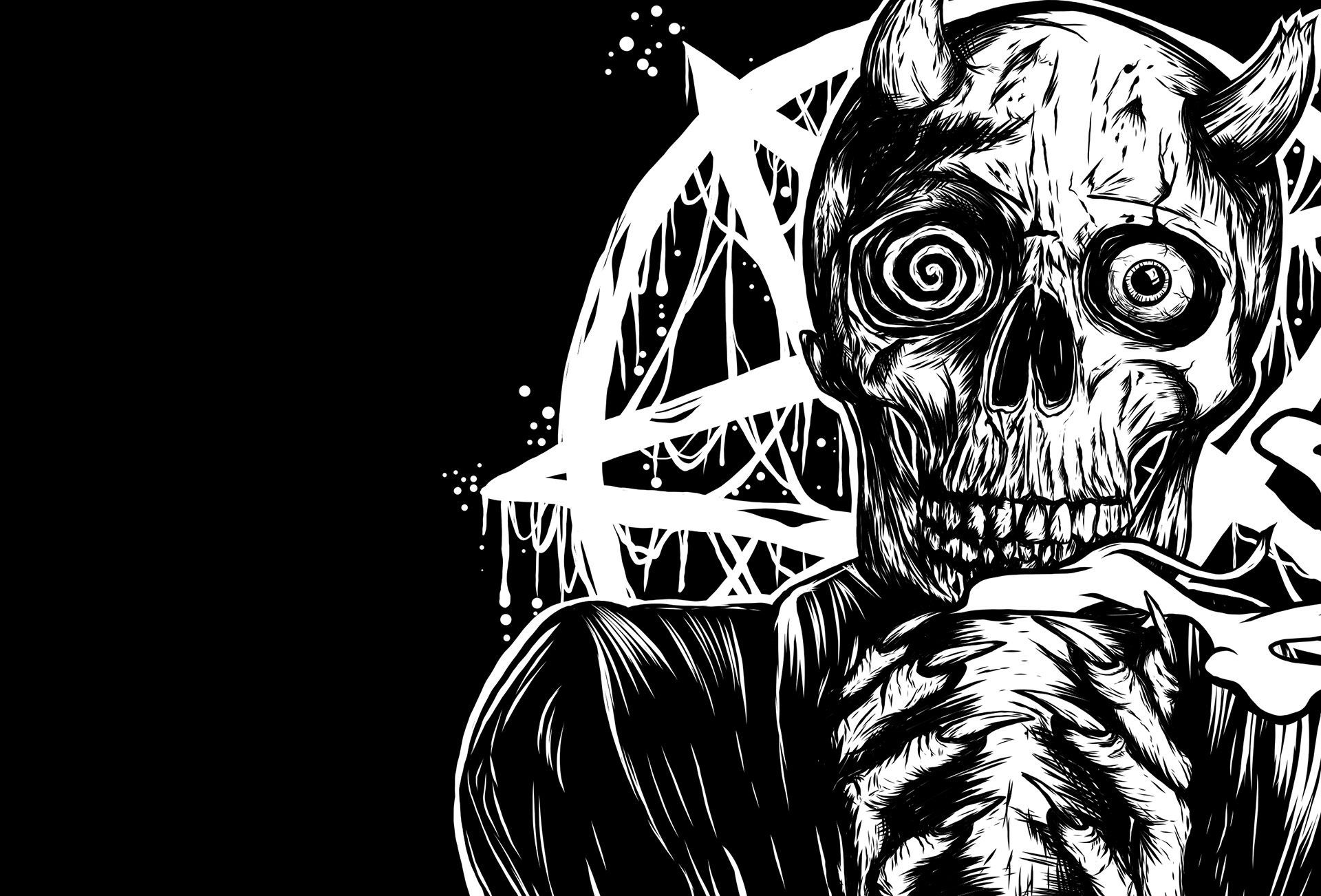 1920x1302 Lewis Jon Somerscales Grindcore Coffee Illustration