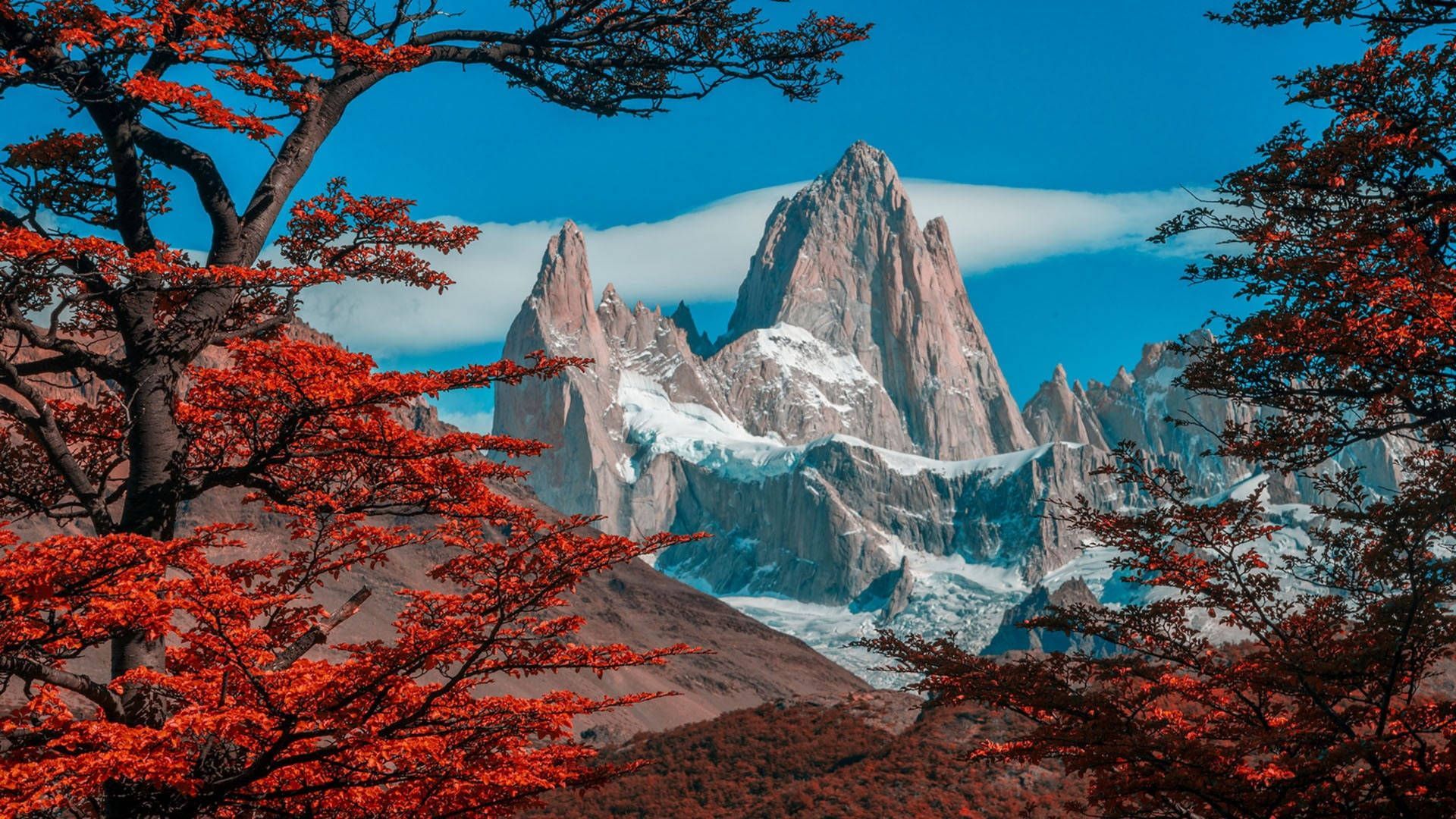 1920x1080 Download Argentina Fitz Roy Autumn Wallpaper