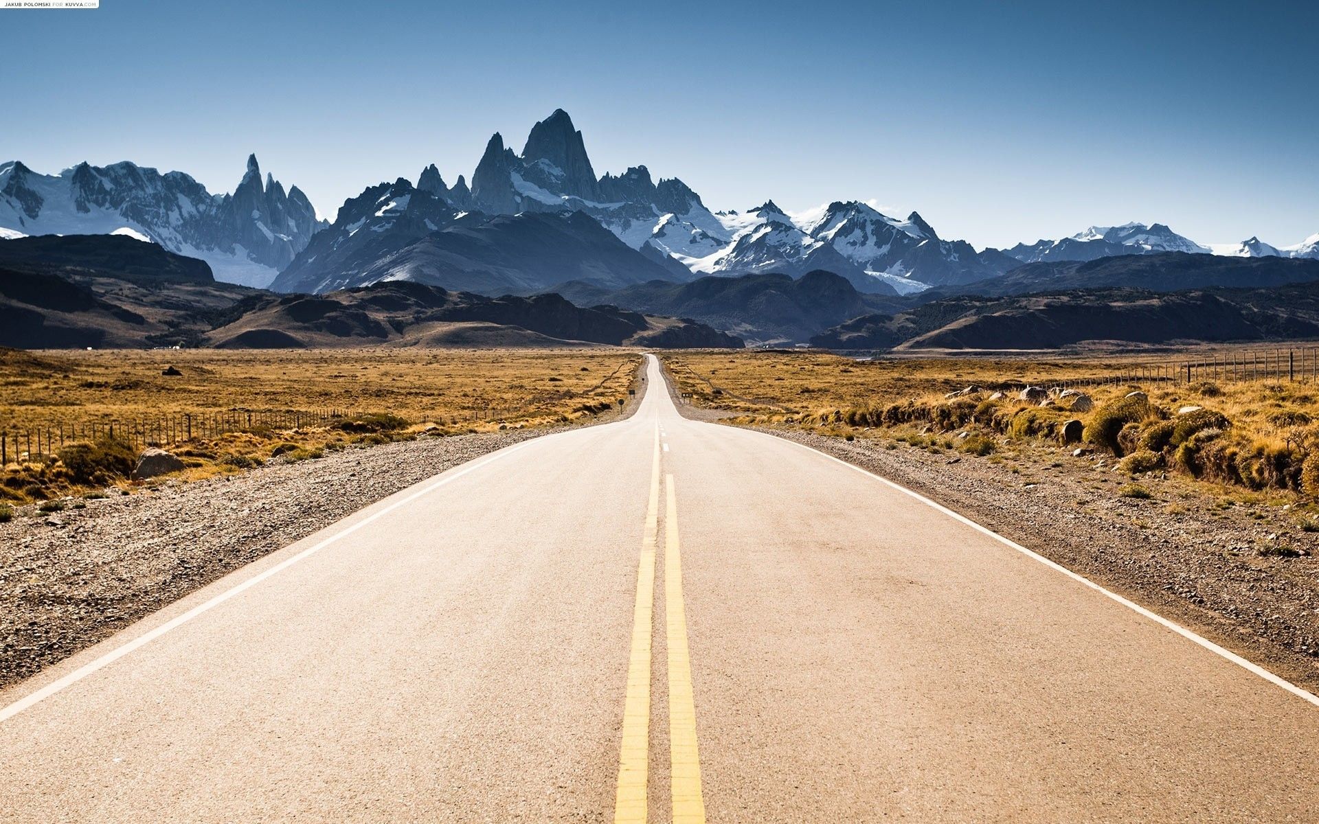 1920x1200 Mountains nature roads windows 8 fitz roy wallpaperx1200