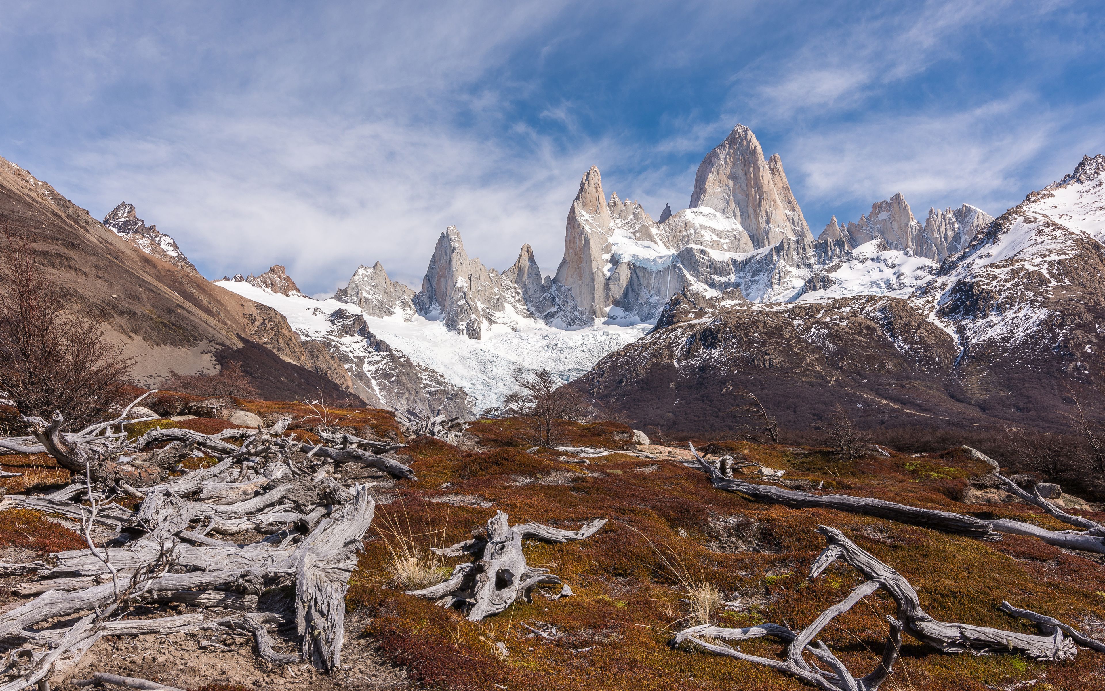 3840x2400 Wallpaper 4k Monte Fitz Roy 4K Wallpaper