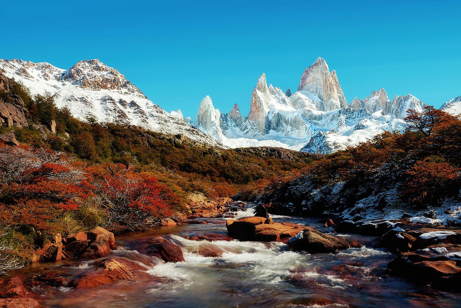 1500x1001 Wallpaper Argentina's Fitz Roy Mountain