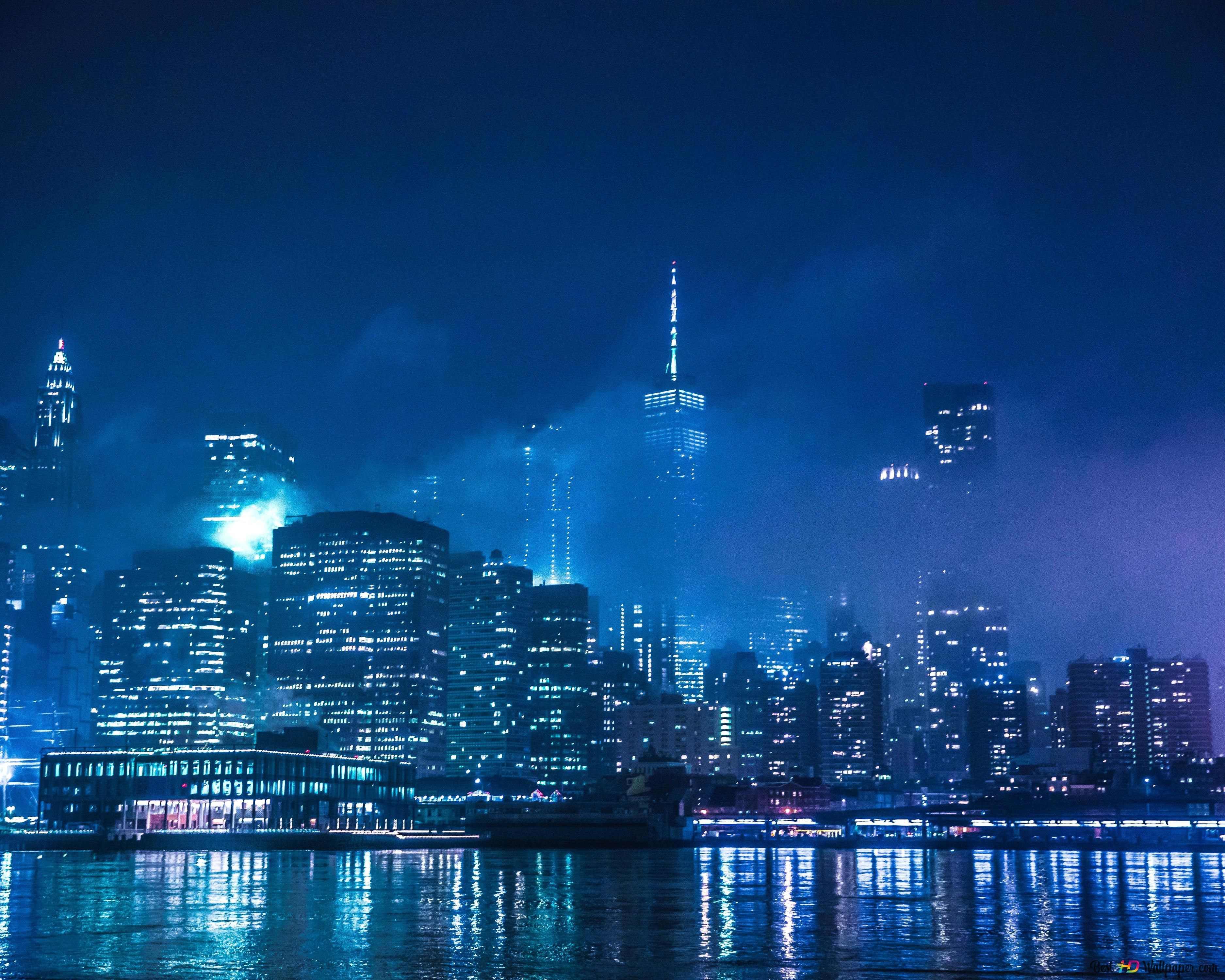 3750x3000 The Lights of New York 6K wallpaper download