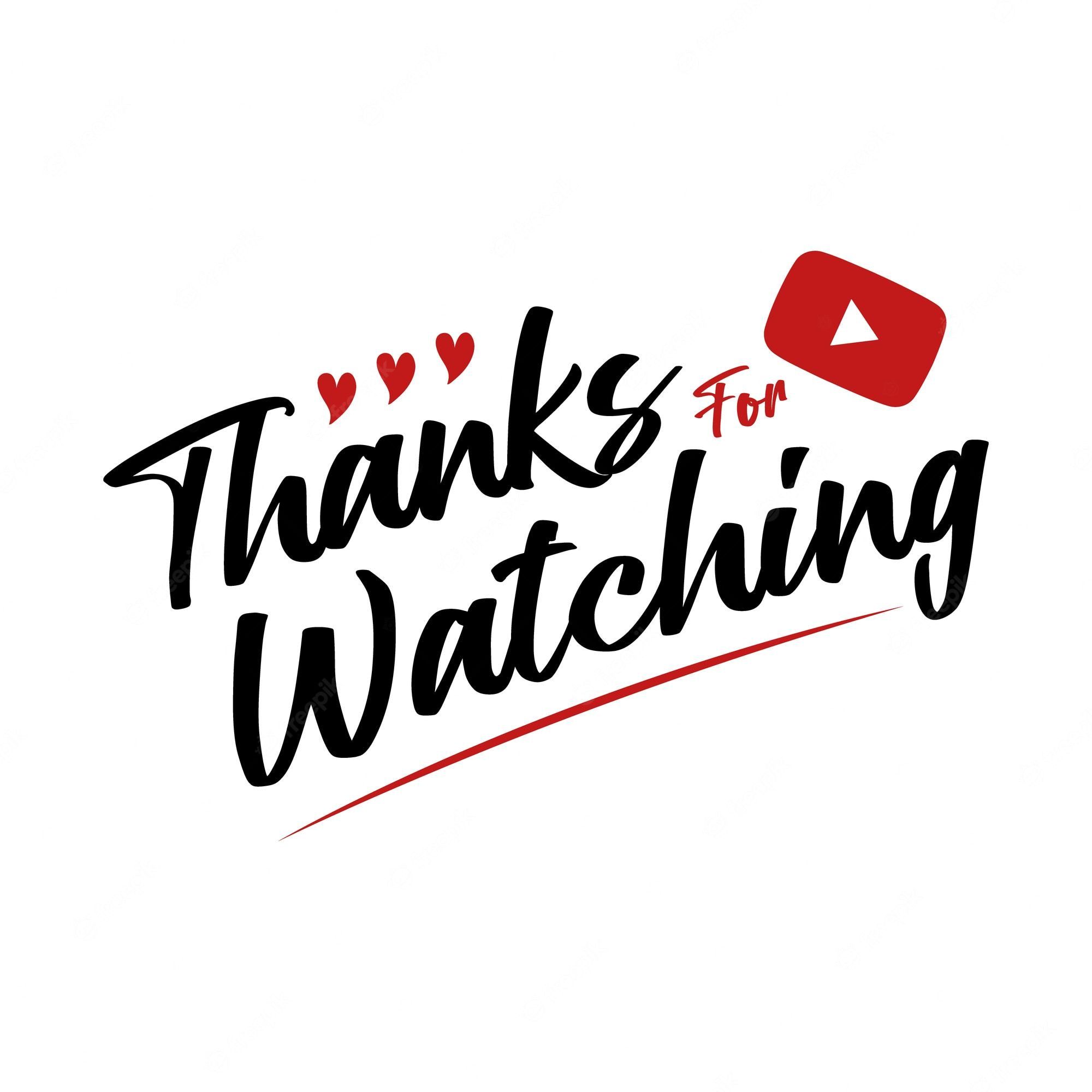 2000x2000 Premium Vector. Thanks for watching video design template