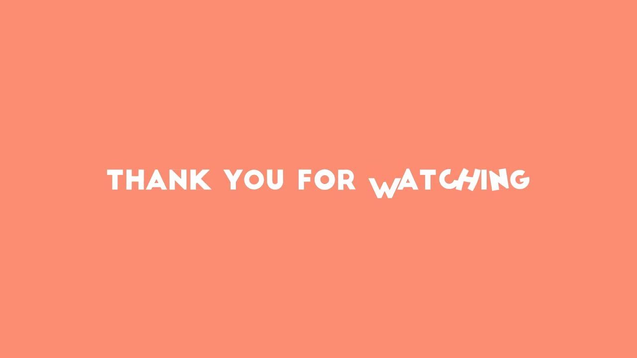 1280x720 Thank You For Watching Wallpaper