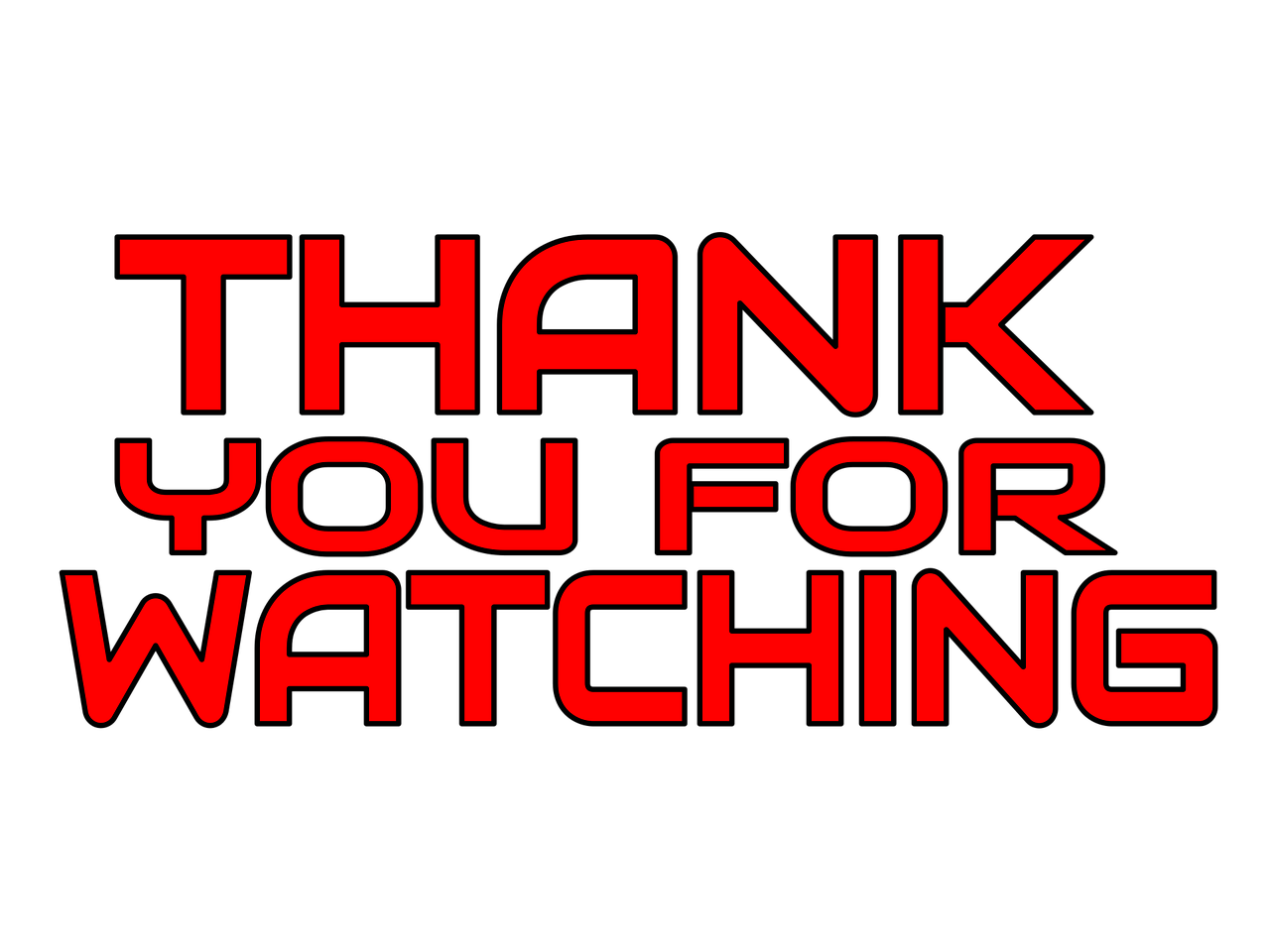 1280x960 Download Thank You You Tube Video Royalty Free Vector Graphic