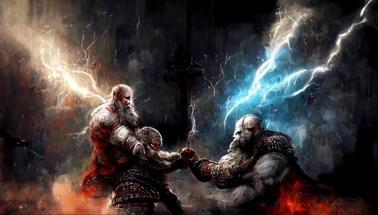 Kratos Vs Thor Wallpapers - Top Free Kratos Vs Thor Backgrounds ...
