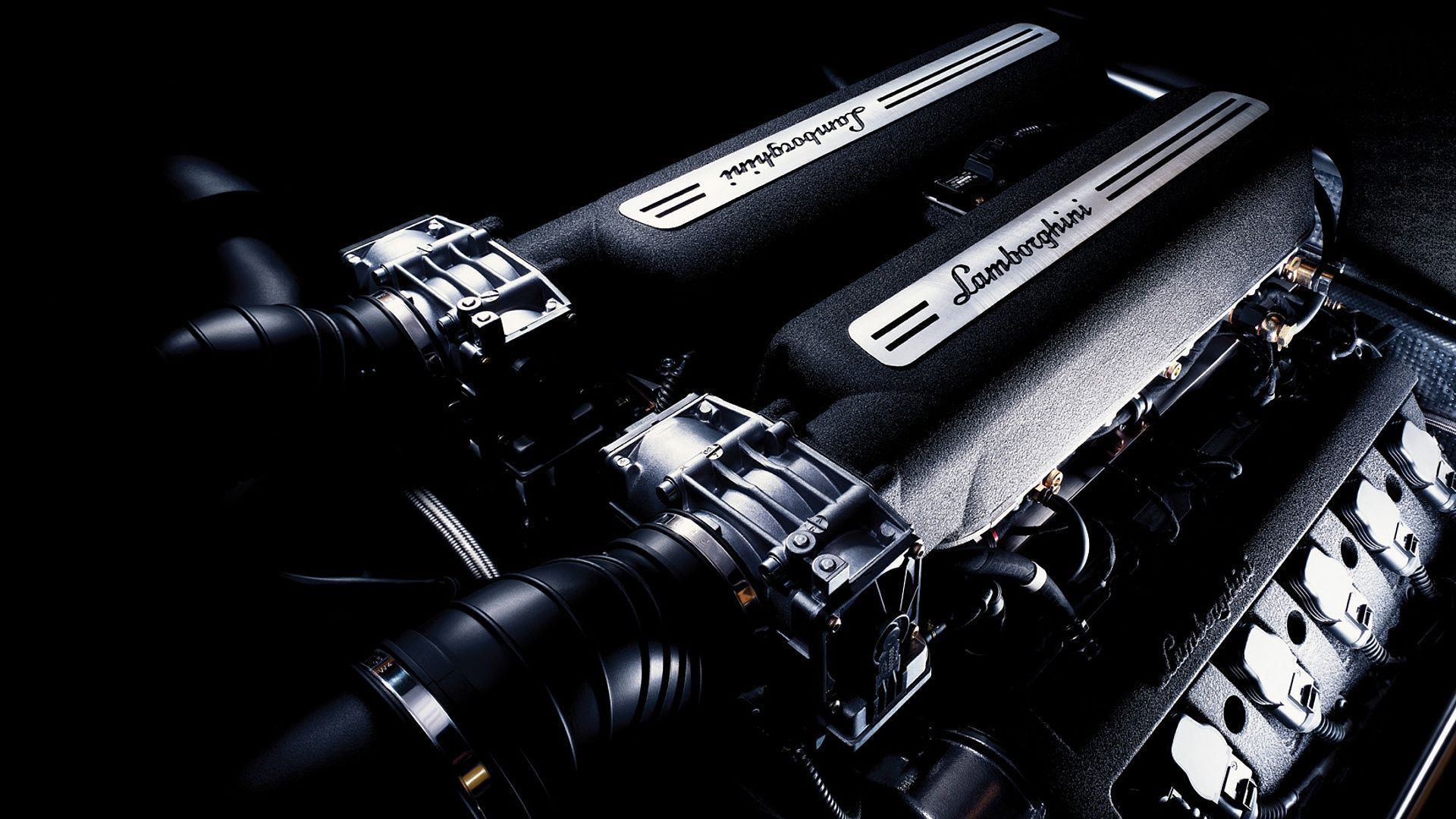 1920x1080 Lamborghini Engine Wallpaper