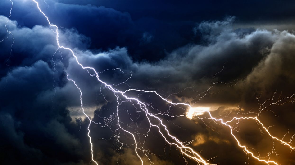 1245x700 nature Lightning Thundercloud Clouds Night wallpaperx1440