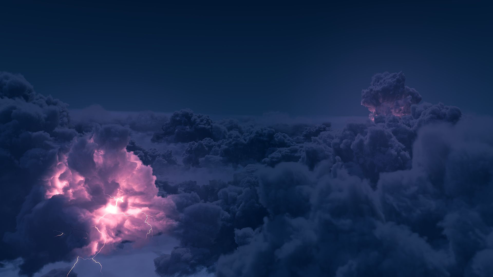 1920x1080 Thunderclouds 3D 3D Model $90 - .max