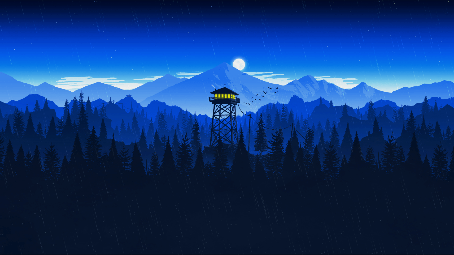 blue valley wallpaper