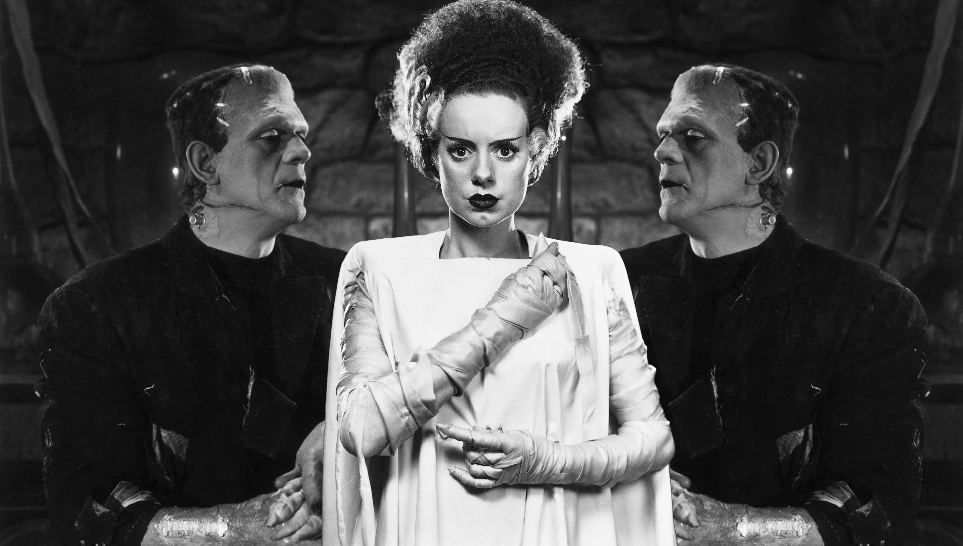 3214x1825 Bride of Frankenstein wallpaper I made