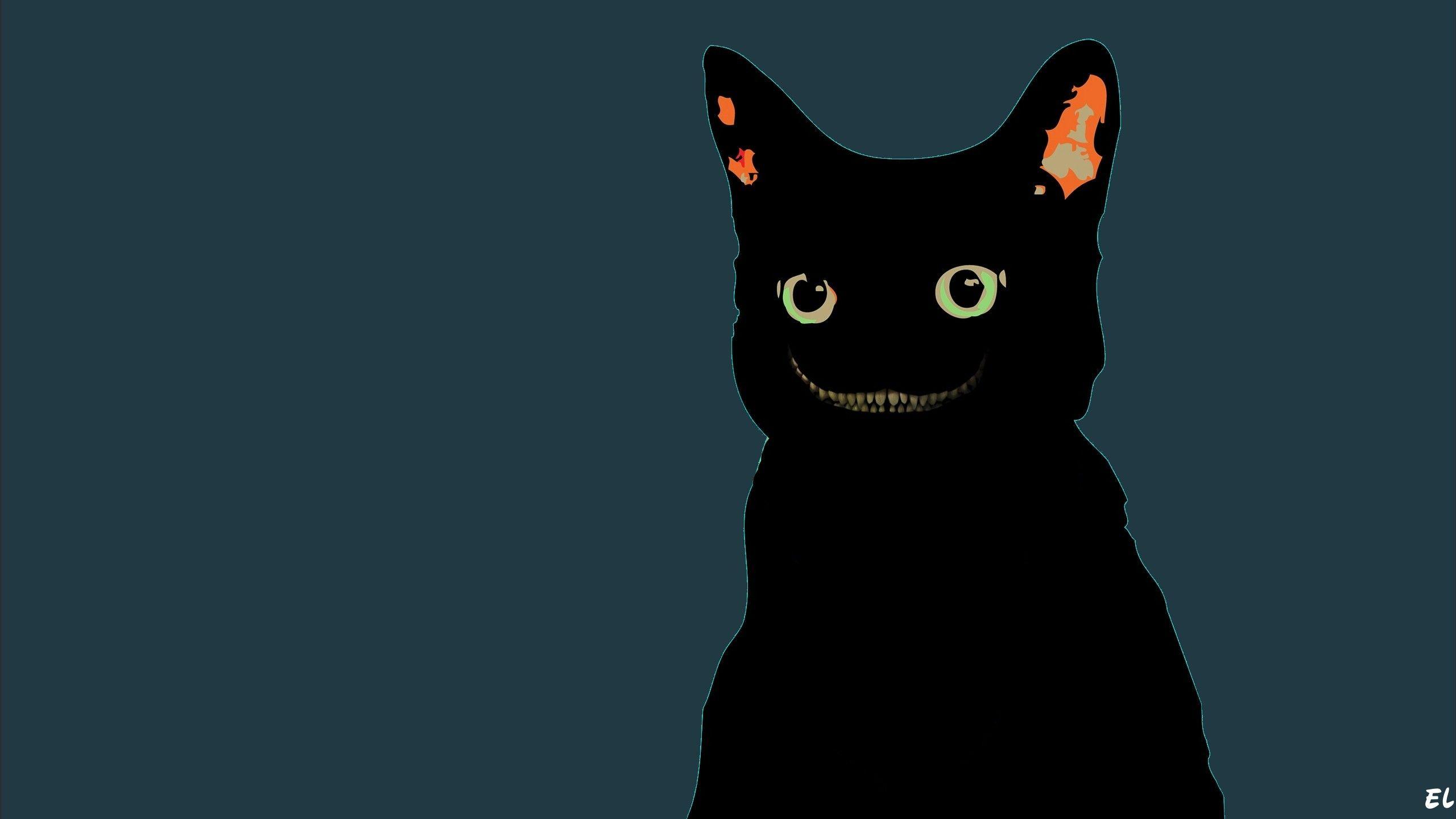 2560x1440 Black Cat Wallpaperx1440