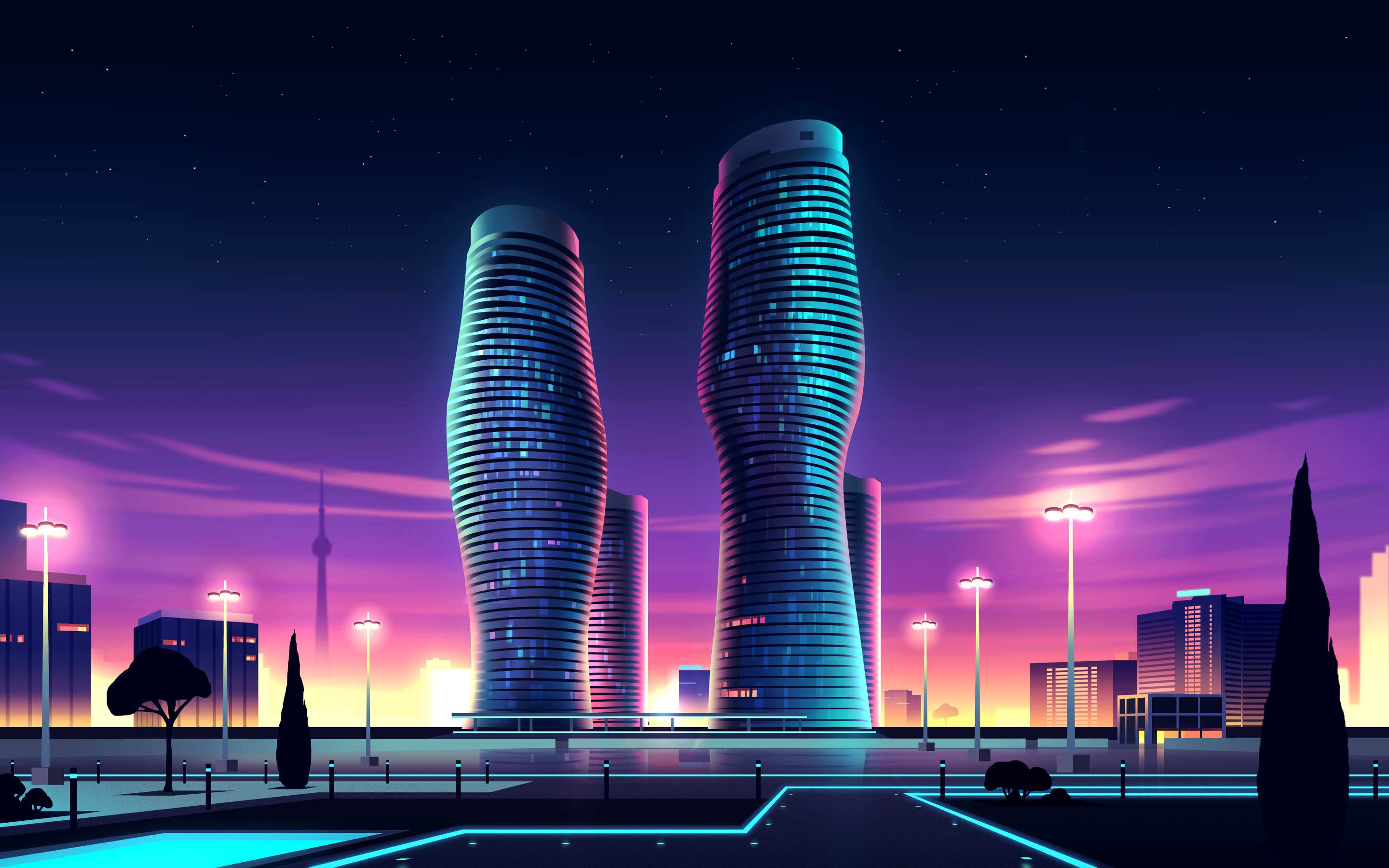 2880x1800 Absolute World Towers 1080P, 2k, 4k HD wallpaper, background free download
